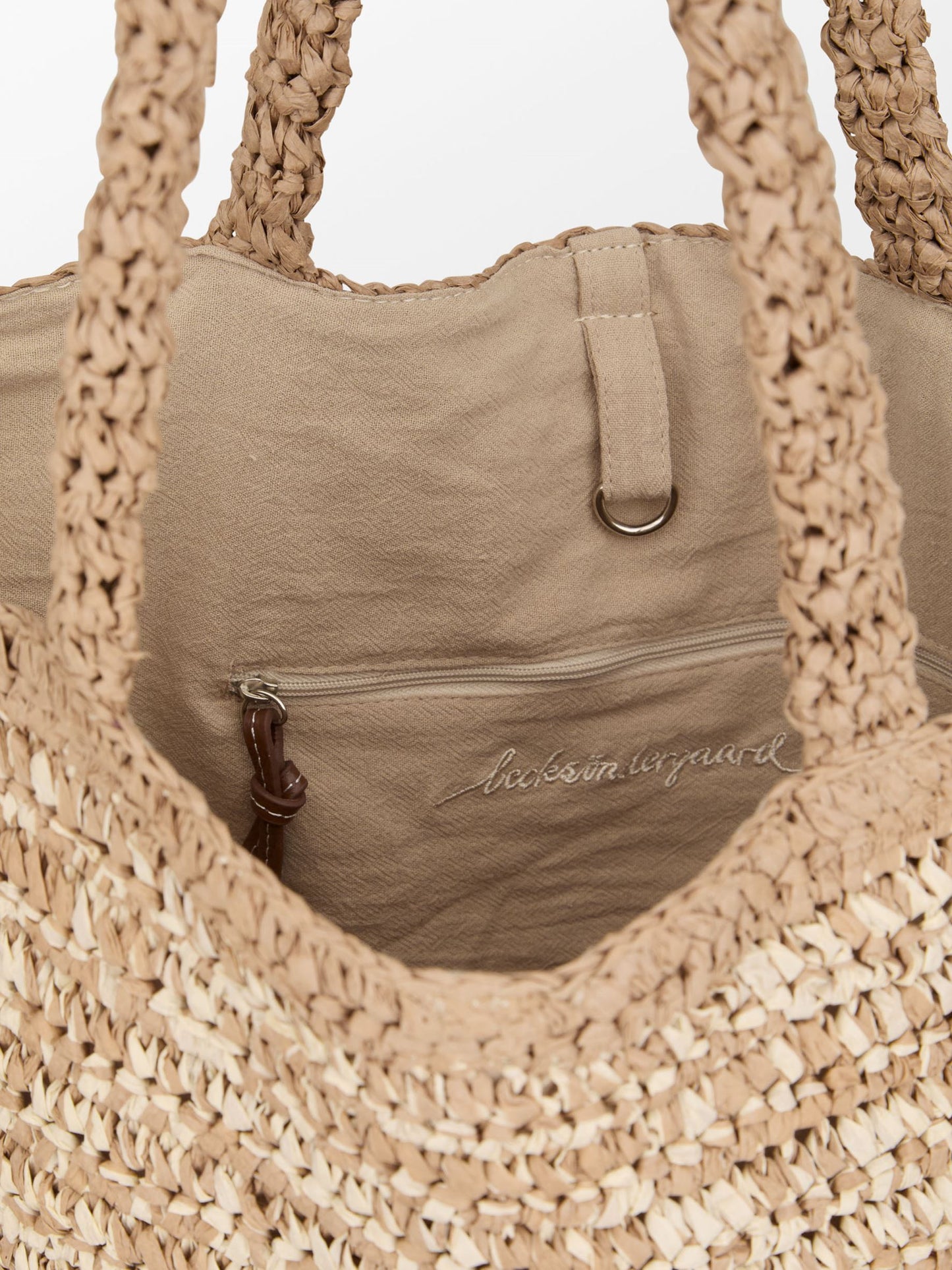 Paper Straw Tota Bag OneSize Becksöndergaard.se