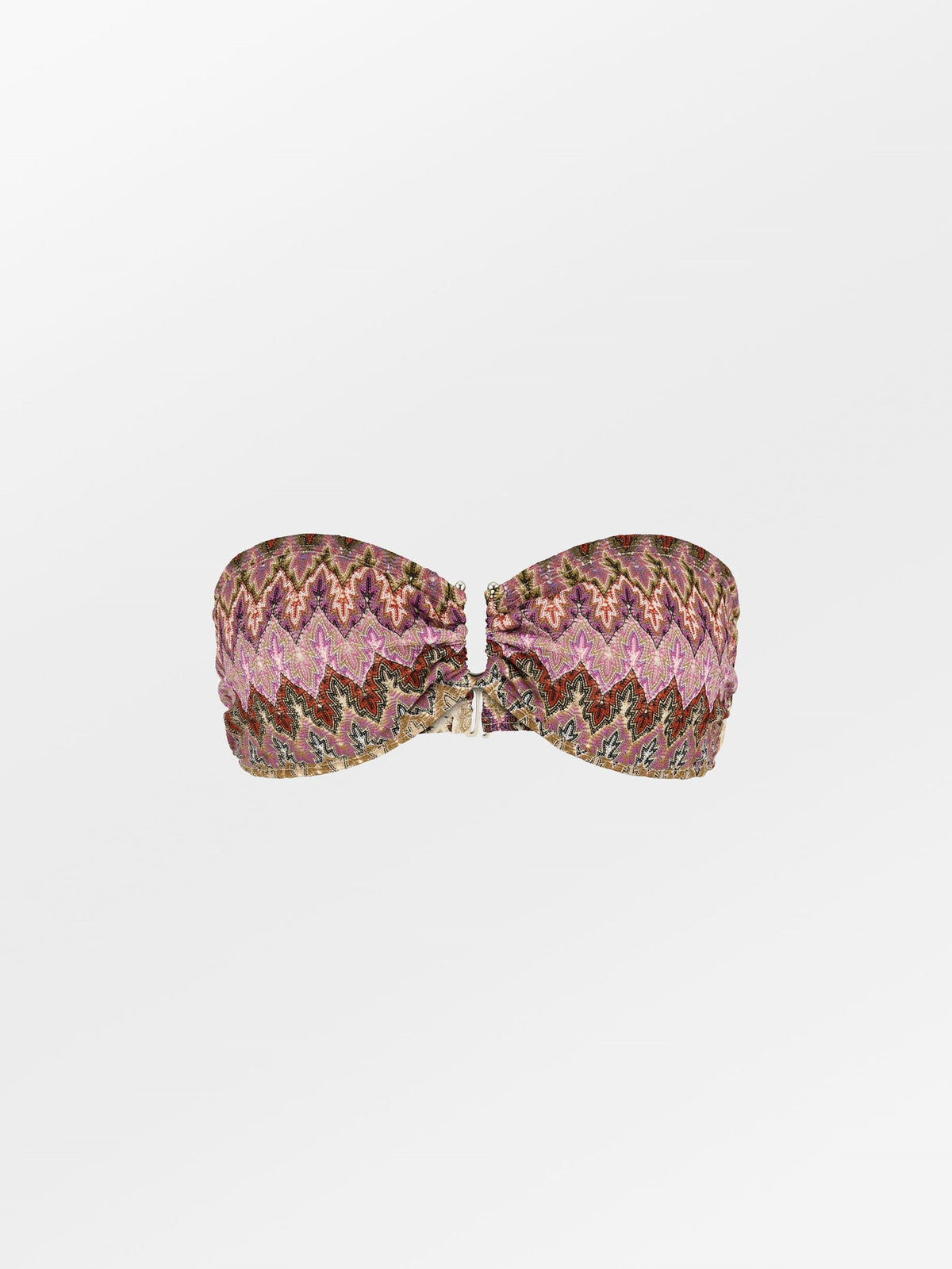 Becksöndergaard, Amber Bandeau Bikini Top - Rosewood, swimwear, swimwear, noos, swimwear, swimwear, noos
