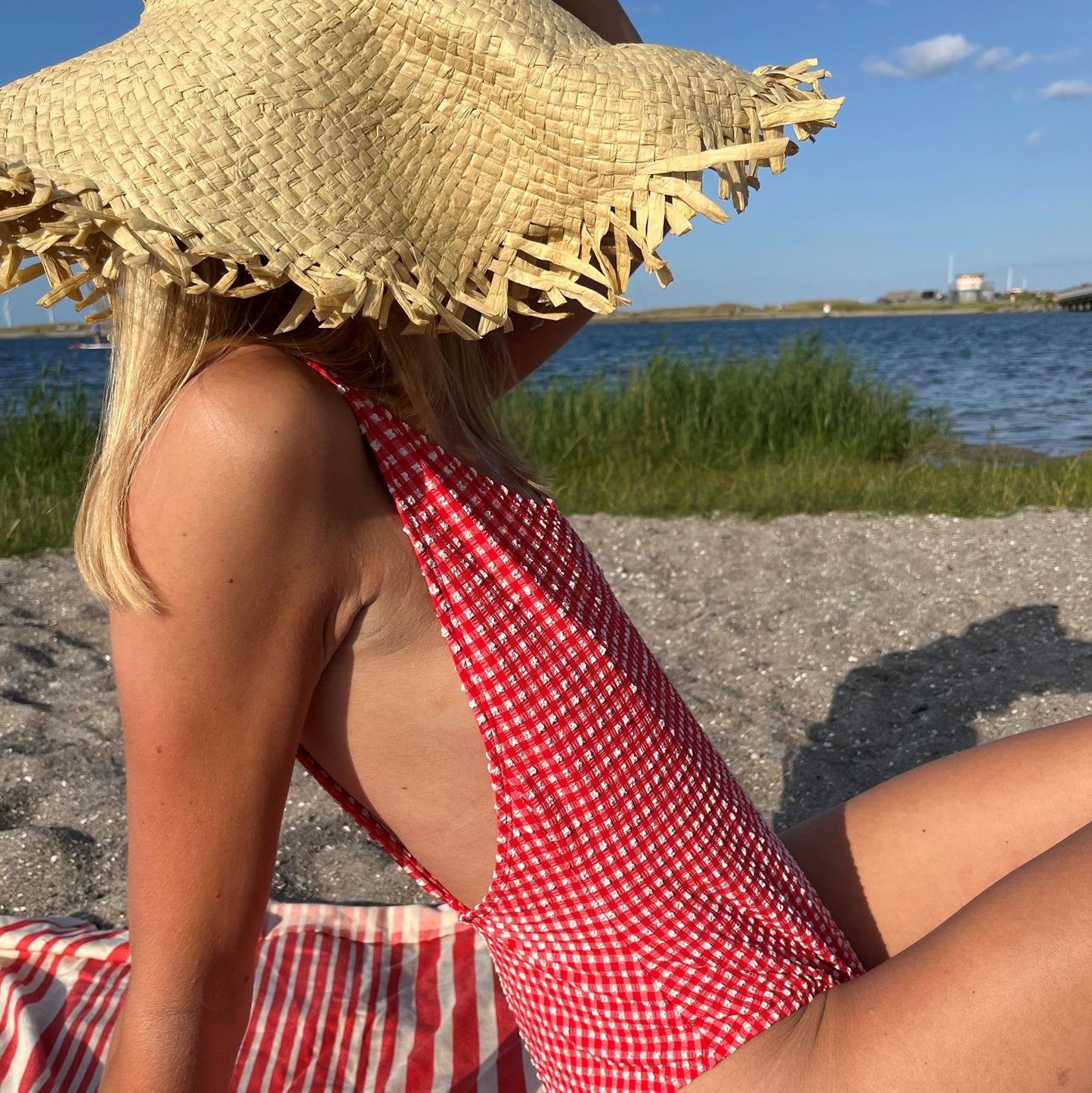 Seersucker Bea Swimsuit Clothing Becksöndergaard.se
