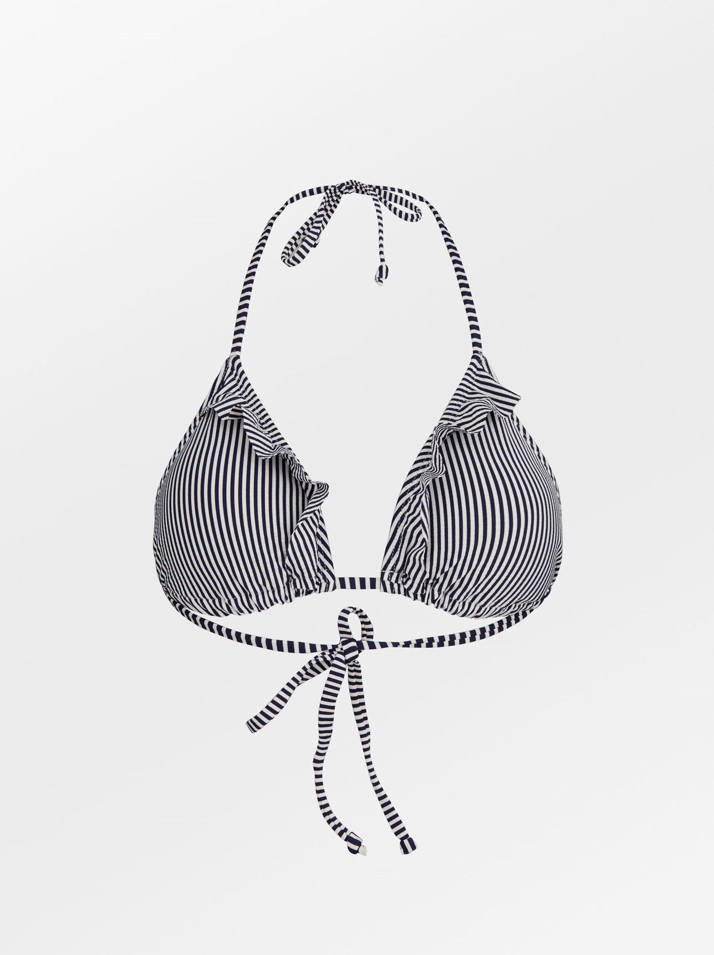 Striba Bel Frill Bikini Top - Maritime Blue Clothing Becksöndergaard.se