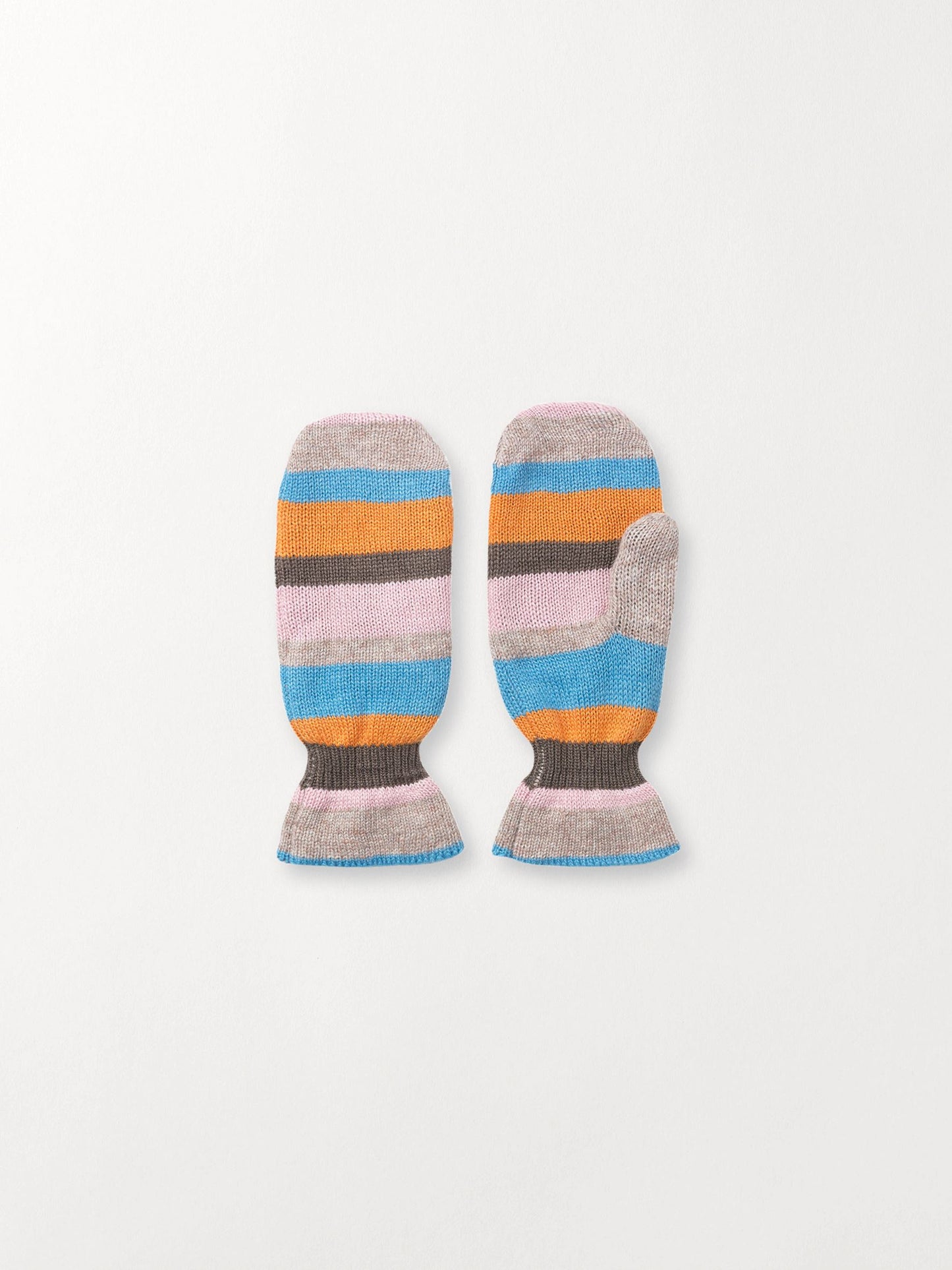 Emerald Lovely Stripes Mittens Clothing Becksöndergaard.se