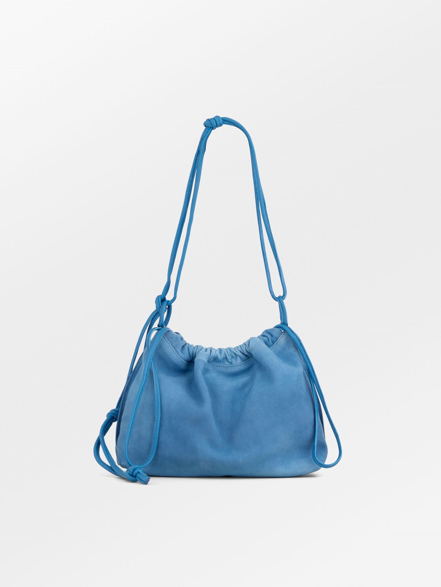 Suede Giana Bag - Blue OneSize Becksöndergaard.se