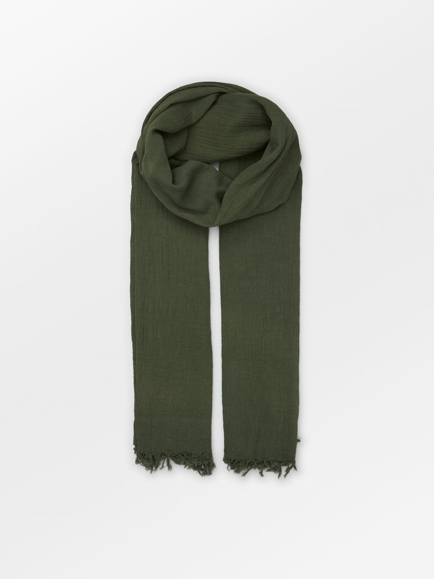 Becksöndergaard, Solid Ilona Scarf - Army, scarves, scarves