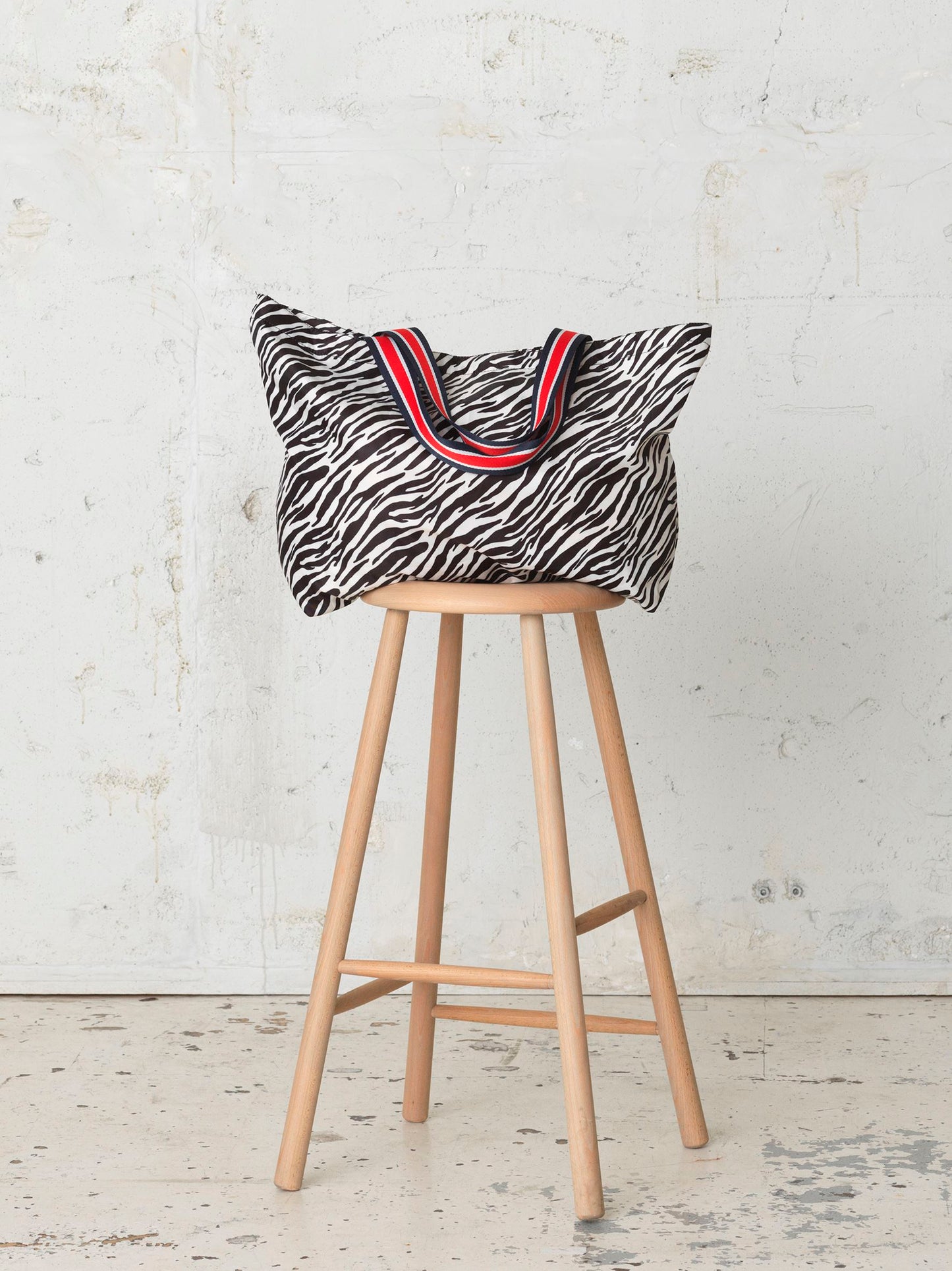 Zebra Foldable Bag OneSize Becksöndergaard.se