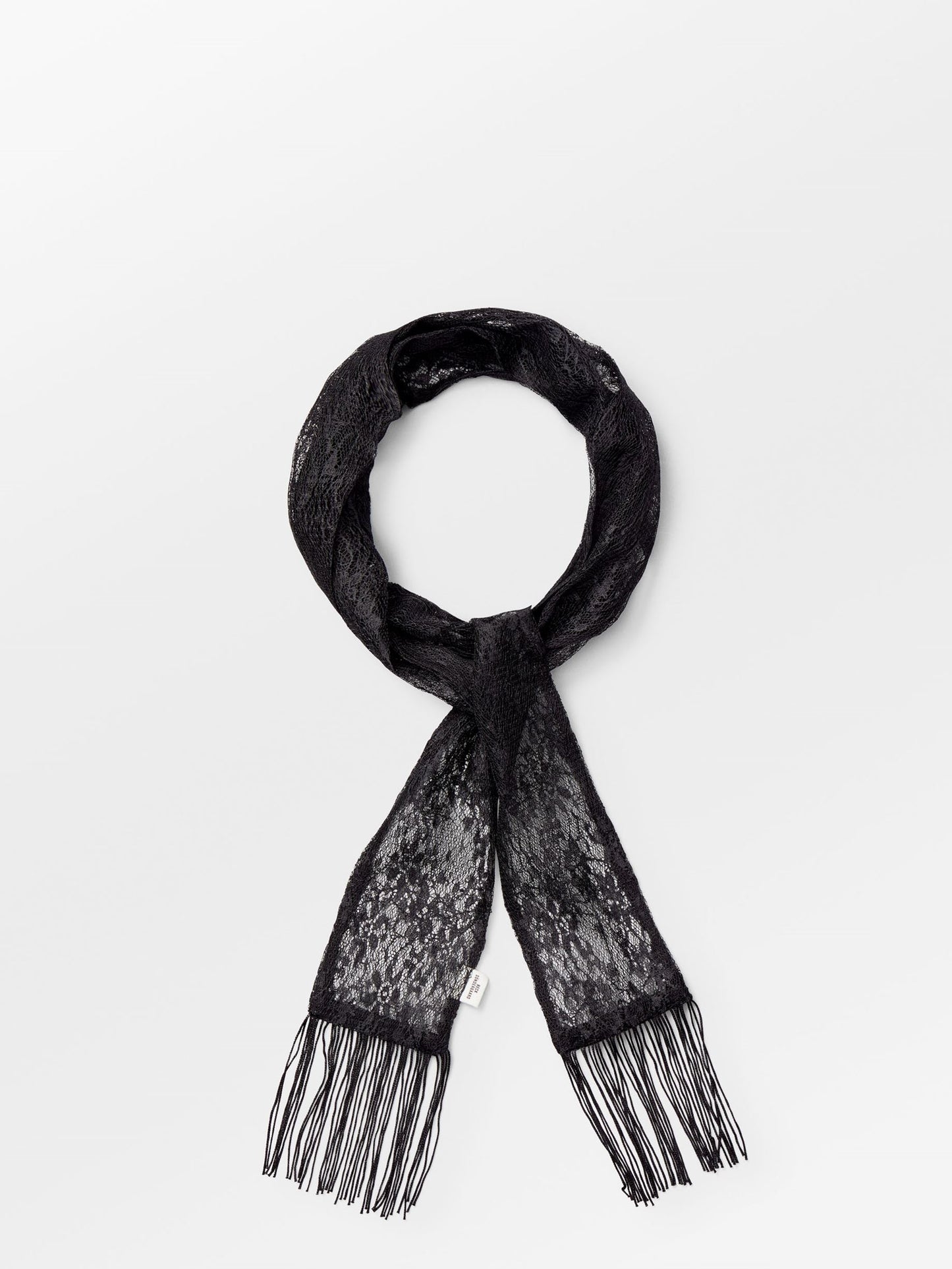 Becksöndergaard, Lacia Lace Scarf - Black, scarves, news, xmas2025, party, gaveideer under 250