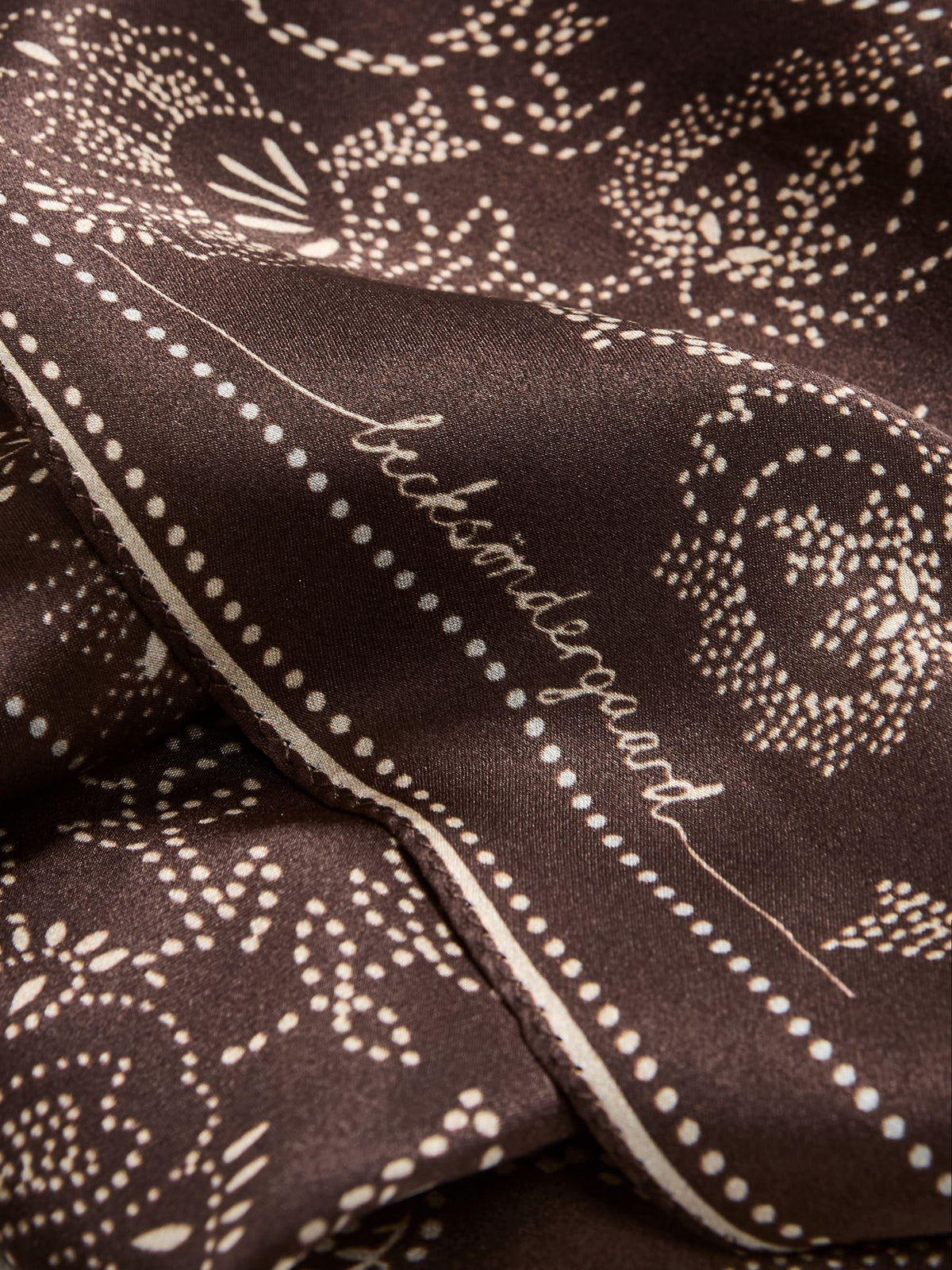 Dotted Flora Diamond Scarf OneSize Becksöndergaard.se