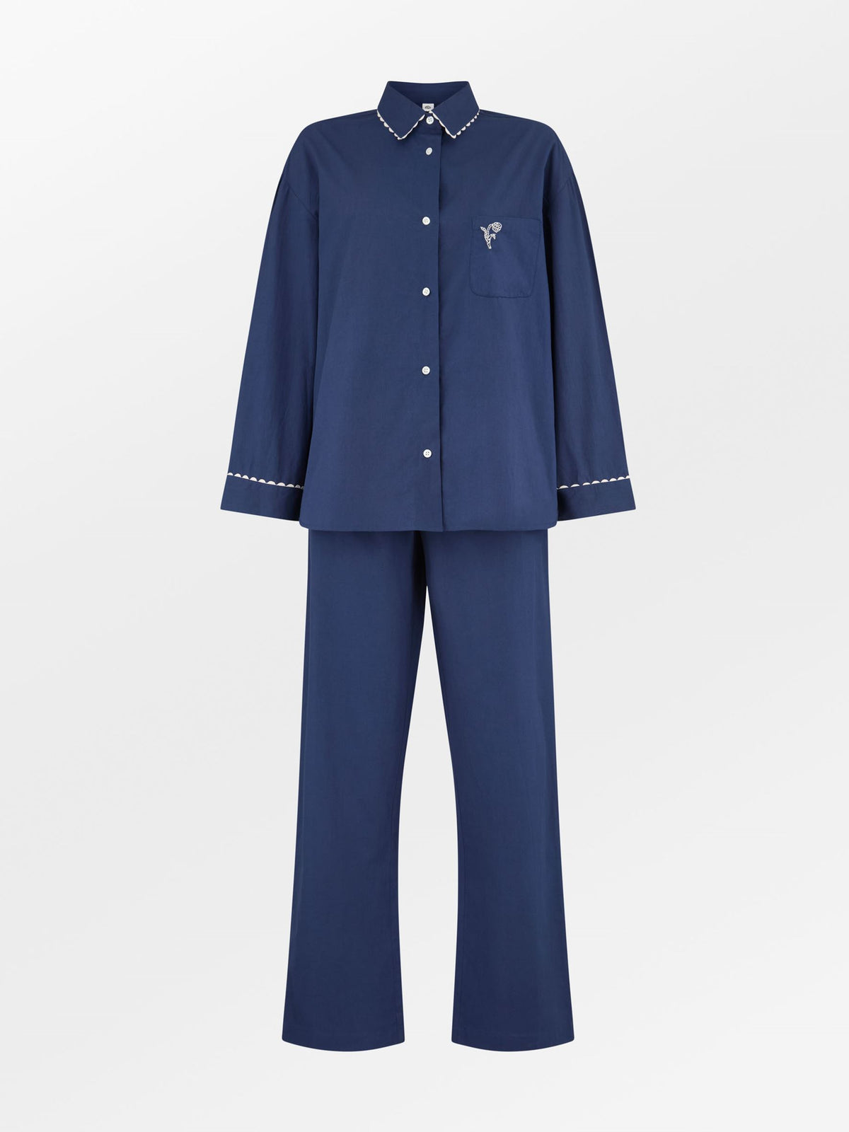 Scallop Pyjamas Pants Clothing Becksöndergaard.se