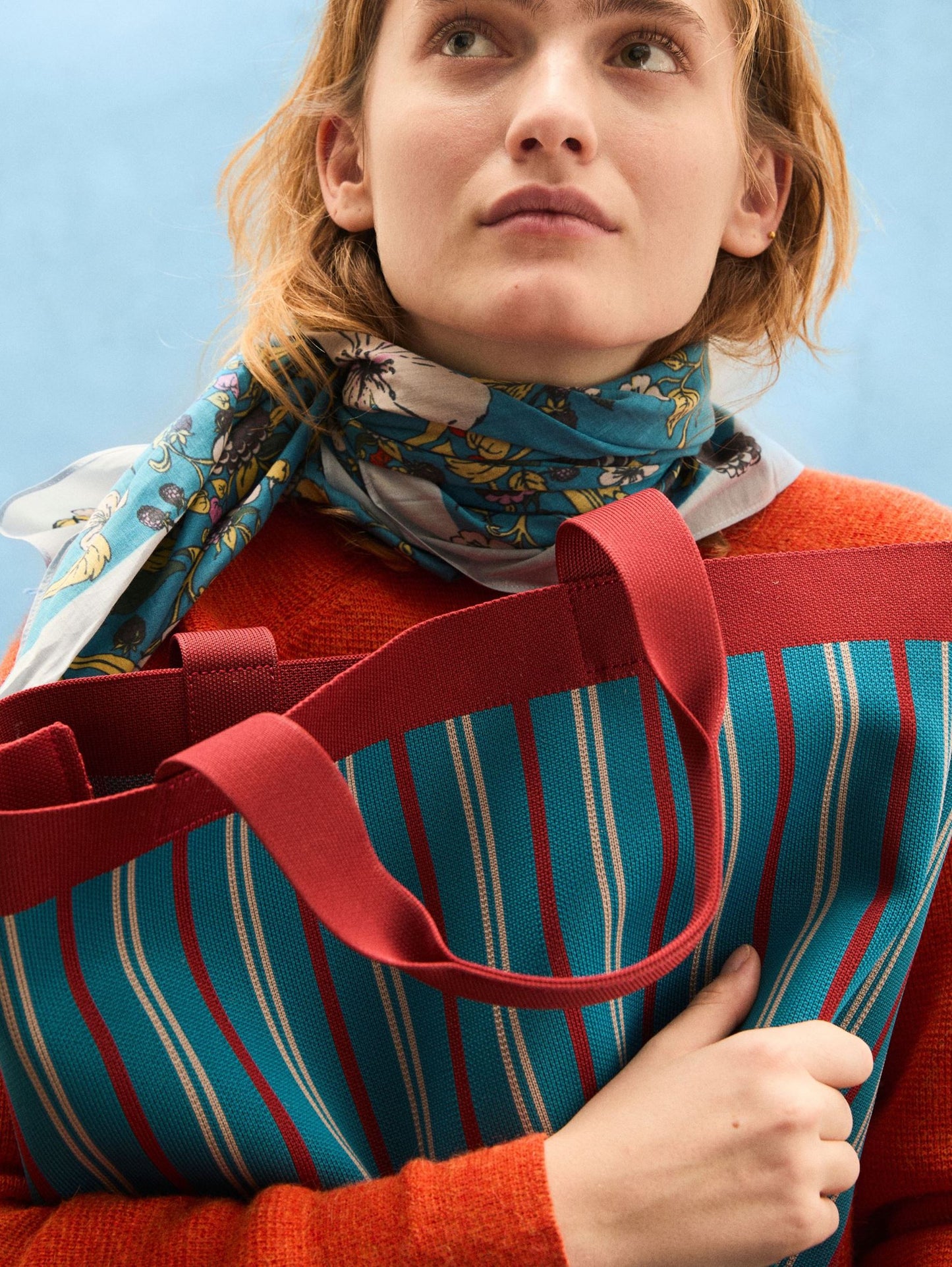 Becksöndergaard, Interlock Lillian Bag - Mosaic Blue, bags, bags, archive, archive, sale, sale, bags, bags, gifts, gifts, gifts, gifts, black week, black week