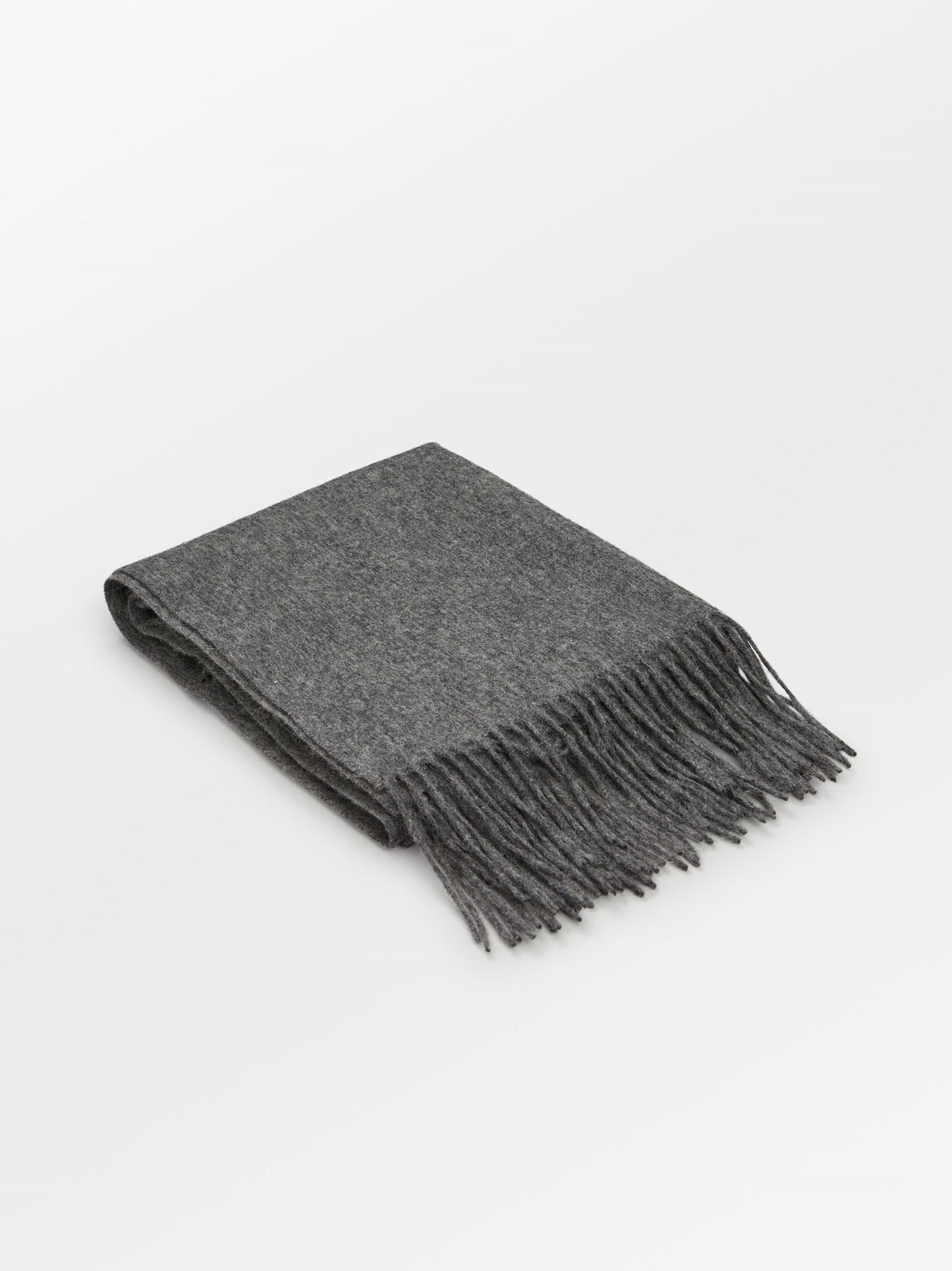Crystal Edition Wool Scarf - Dark Grey OneSize Becksöndergaard.se