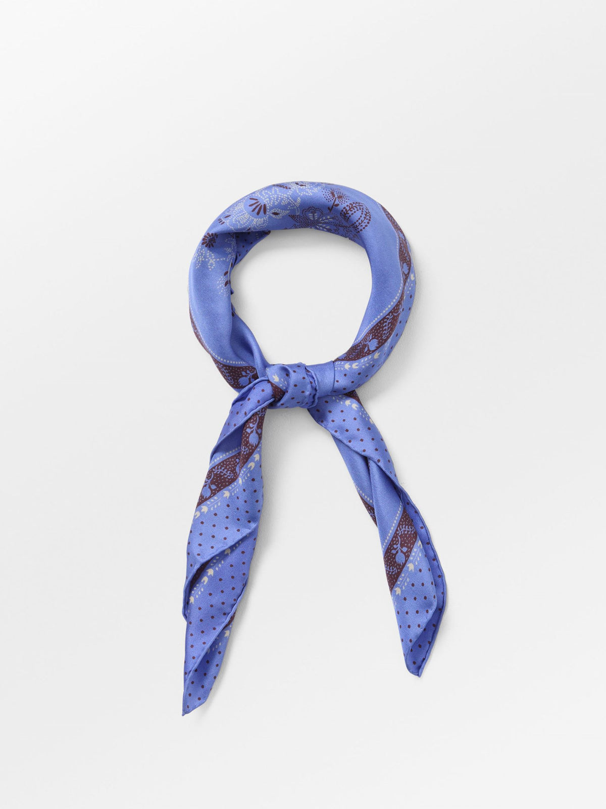 Becksöndergaard, Dotted Flora Sia Scarf - Persian Jewel Blue, onesize