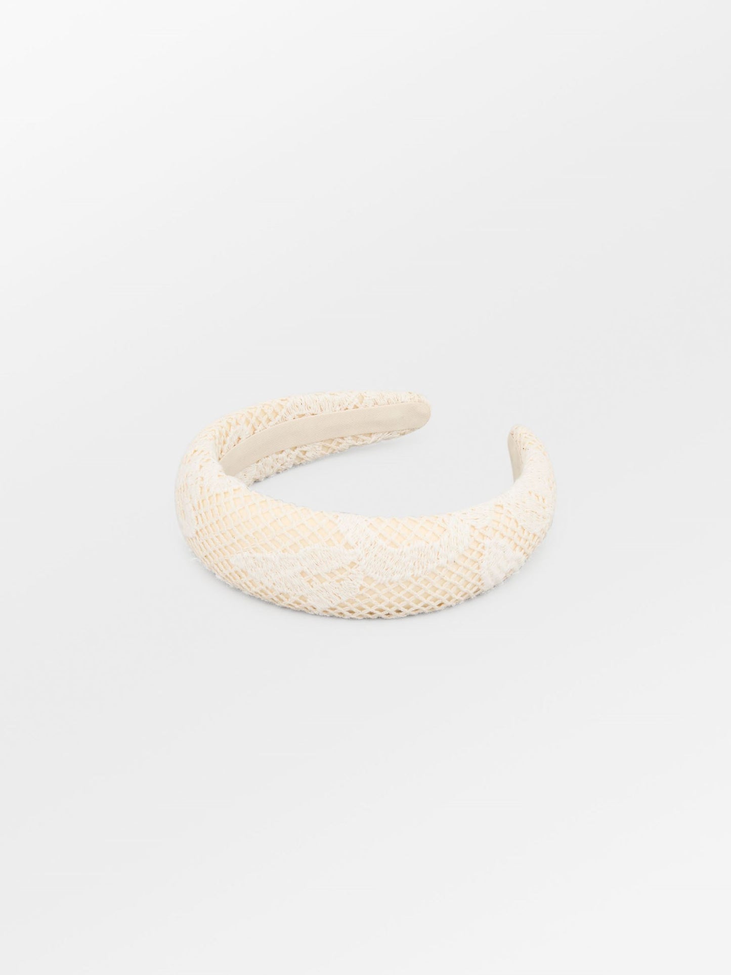 Becksöndergaard, Croflora Wide Hairbrace - Buttercream White, accessories, accessories, accessories
