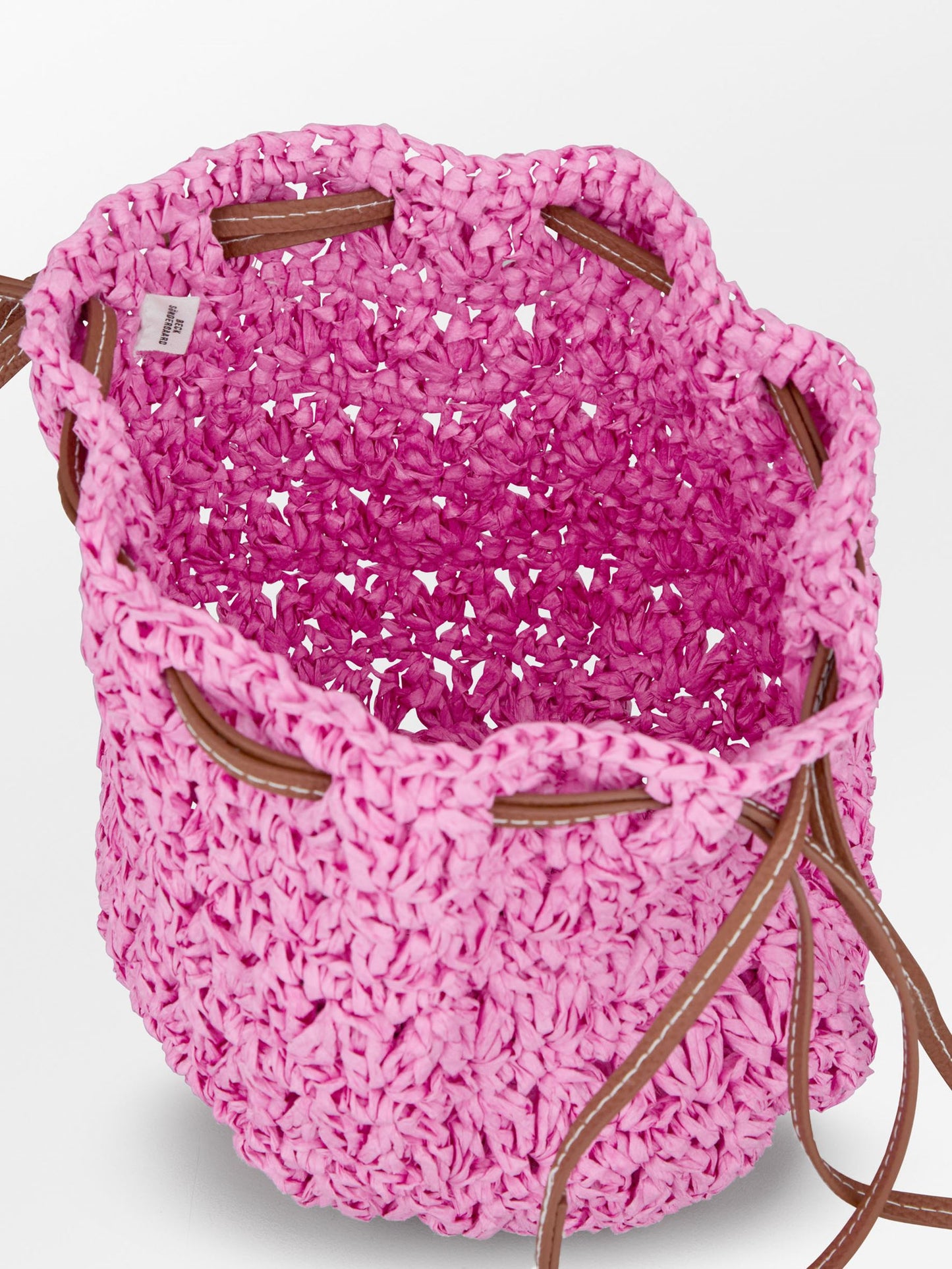 Becksöndergaard, Mesh Straw Bina Bag - Cashmere Rose, bags, bags, bags, bags, bags