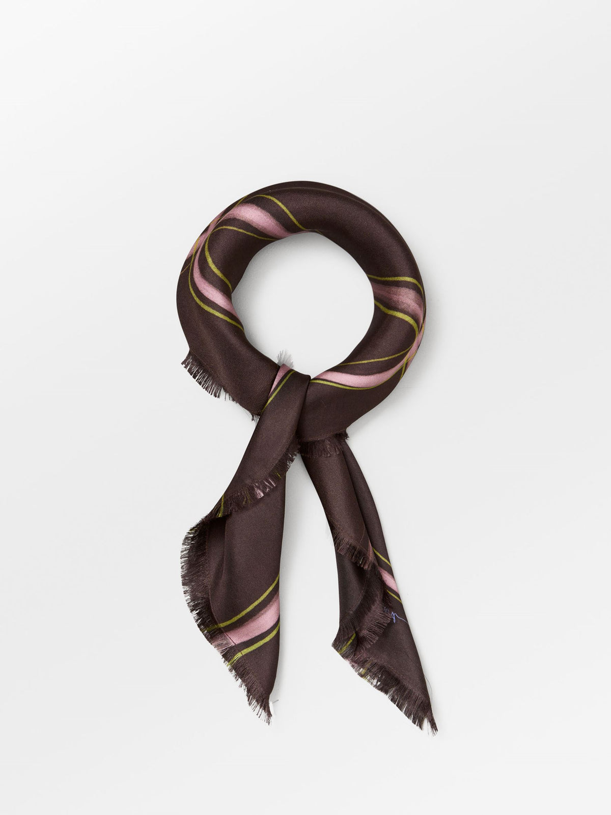 Becksöndergaard, Painted Gridwyn Sia Scarf - Hot Fudge Brown, onesize