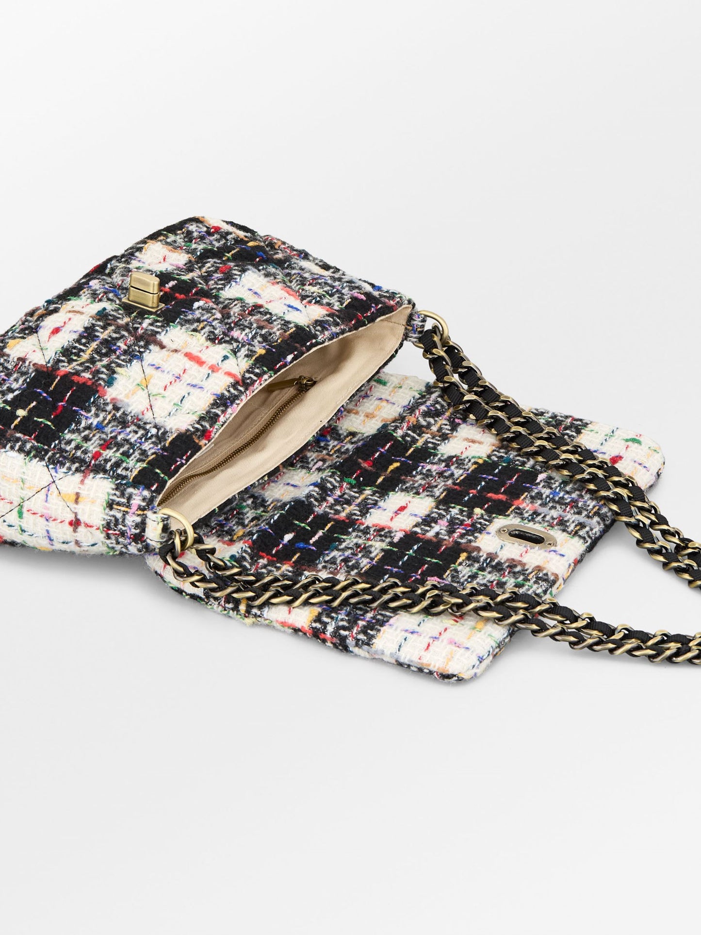 Boucle Checked Hollis Bag OneSize Becksöndergaard.se