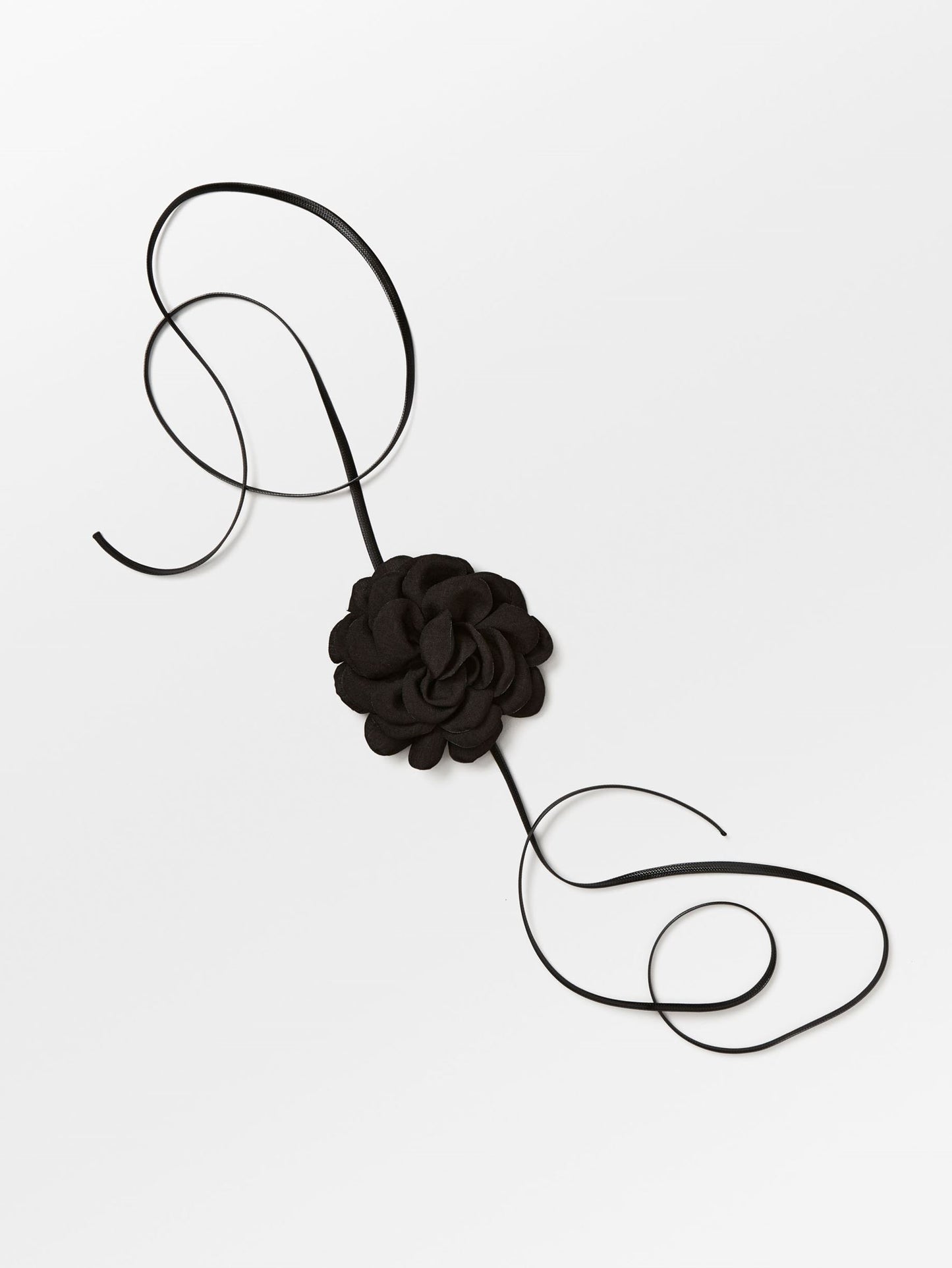 Althea Flower Choker - Sort OneSize Becksöndergaard.se