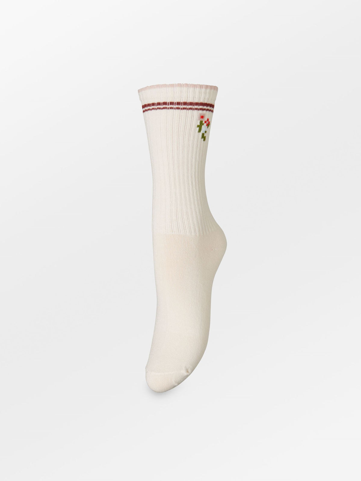 Becksöndergaard, Tilea Sporty Cotta Sock - White/Rose, socks