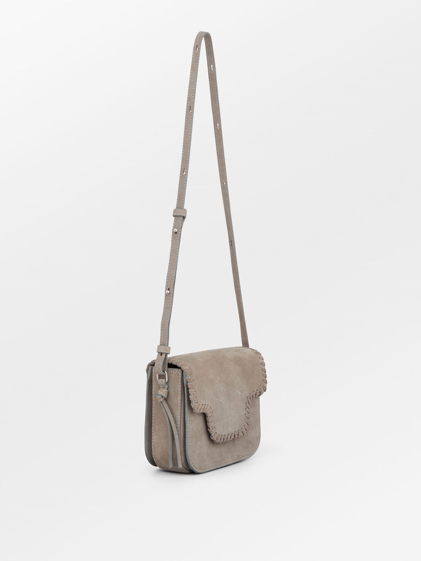 Suede Veg Iris Braid Bag OneSize Becksöndergaard.se