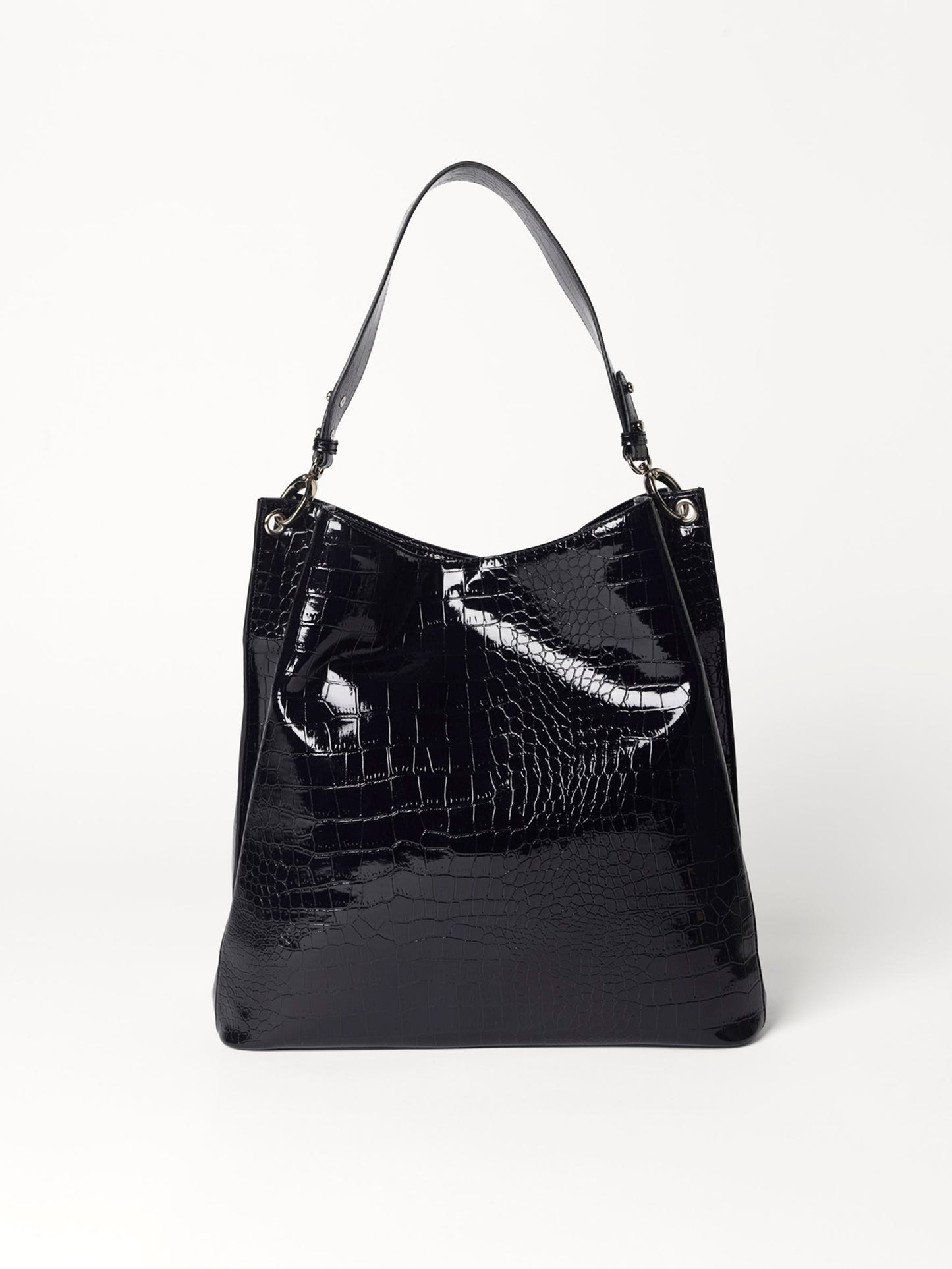 Solid Kayna Bag - Shiny Black OneSize Becksöndergaard.se