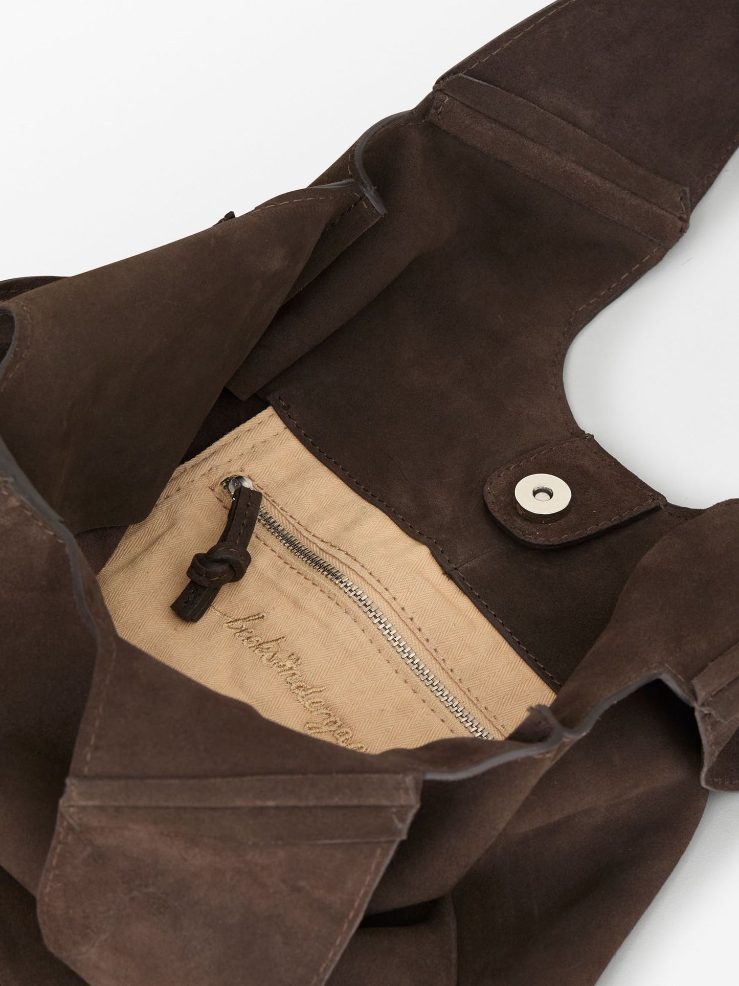 Becksöndergaard, Suede Demi Bag - Hot Fudge Brown, bags, bags, bags, bags