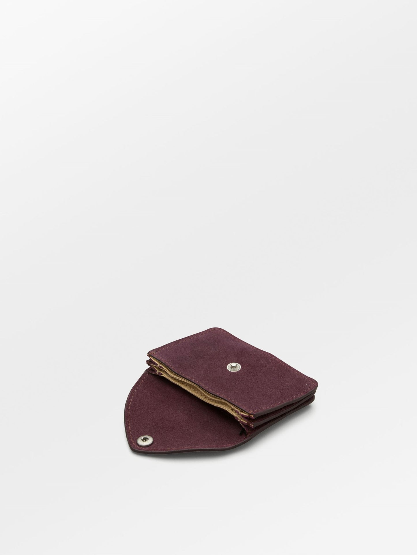 Becksöndergaard, Suede Card Wallet - Fig Red, accessories, accessories, gifts