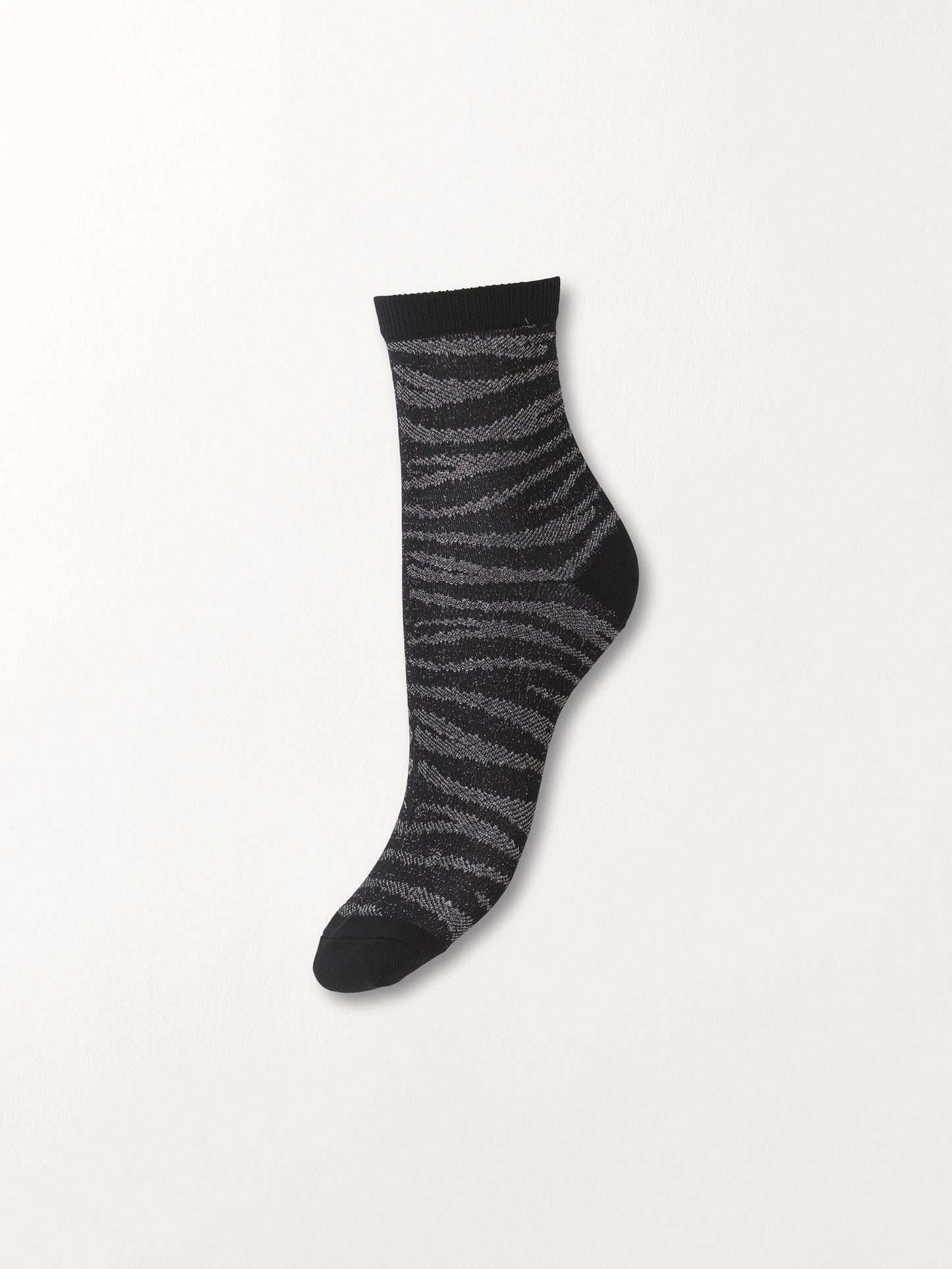 Zebra Glitzi Sock Socks Becksöndergaard.se