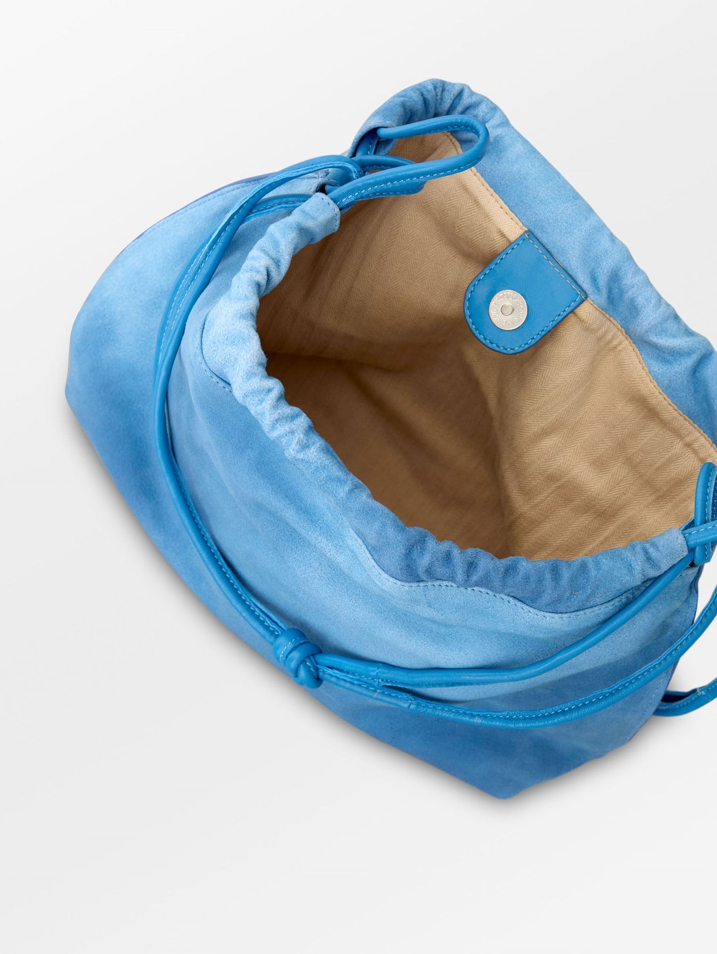 Suede Giana Bag - Blue OneSize Becksöndergaard.se