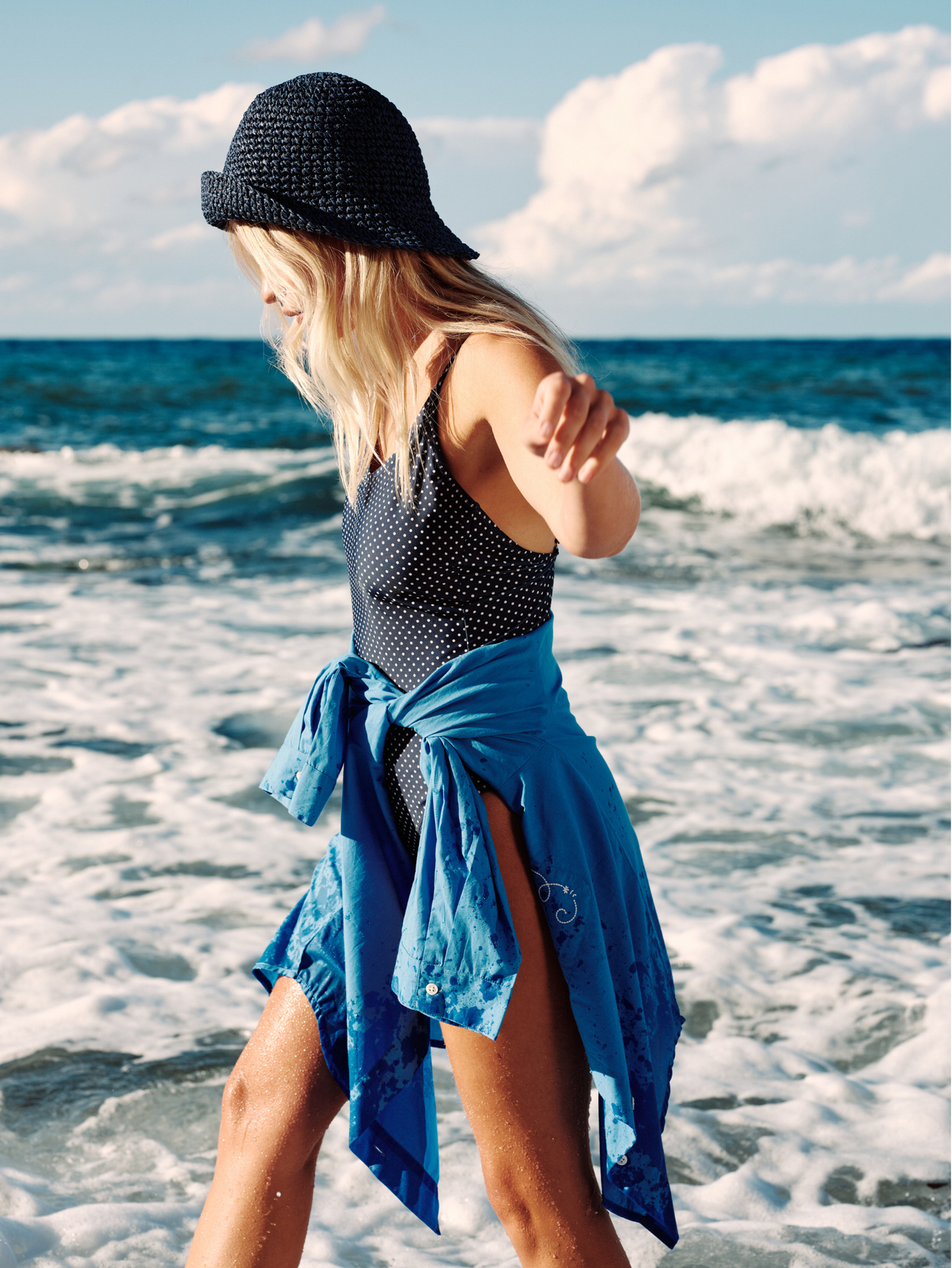 Polka Dot Bea Swimsuit Clothing Becksöndergaard.se