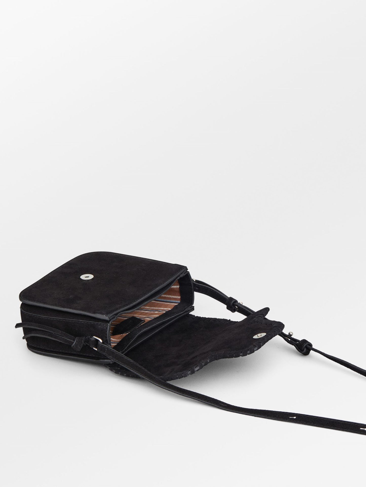 Suede Veg Iris Braid Bag OneSize Becksöndergaard.se