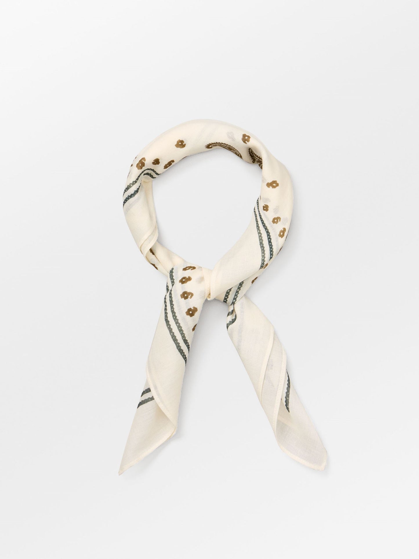 Bloom Paisley Cotta Scarf OneSize Becksöndergaard.se