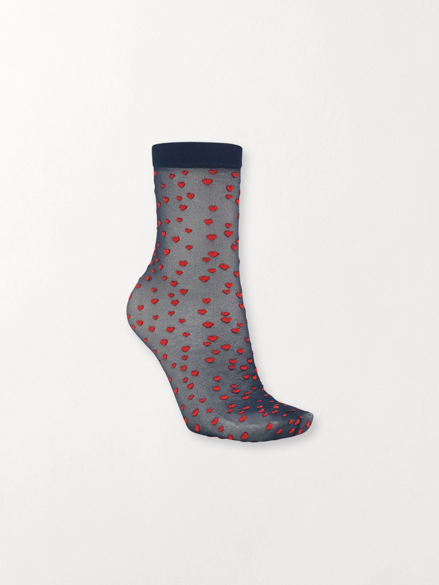 Dagmar Small Hearts Sock OneSize Becksöndergaard.se