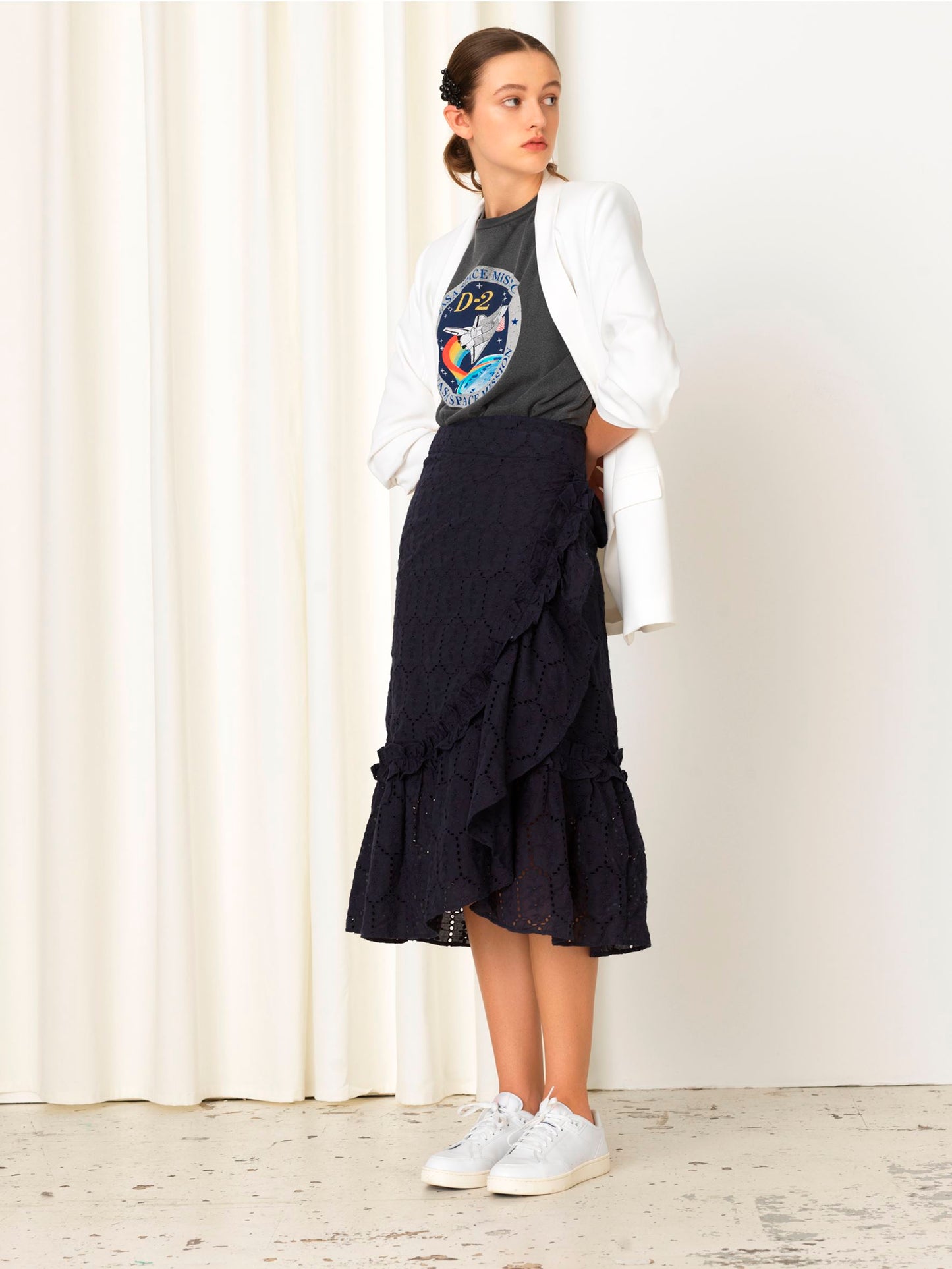 Anglaise Camillia Long Skirt OneSize Becksöndergaard.se