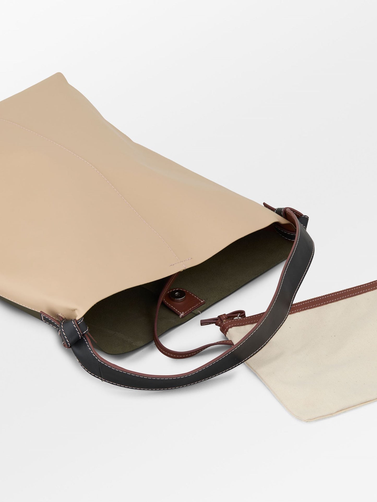 Glossy Mae Leather Shopper Bag - Multi color  OneSize Becksöndergaard.se