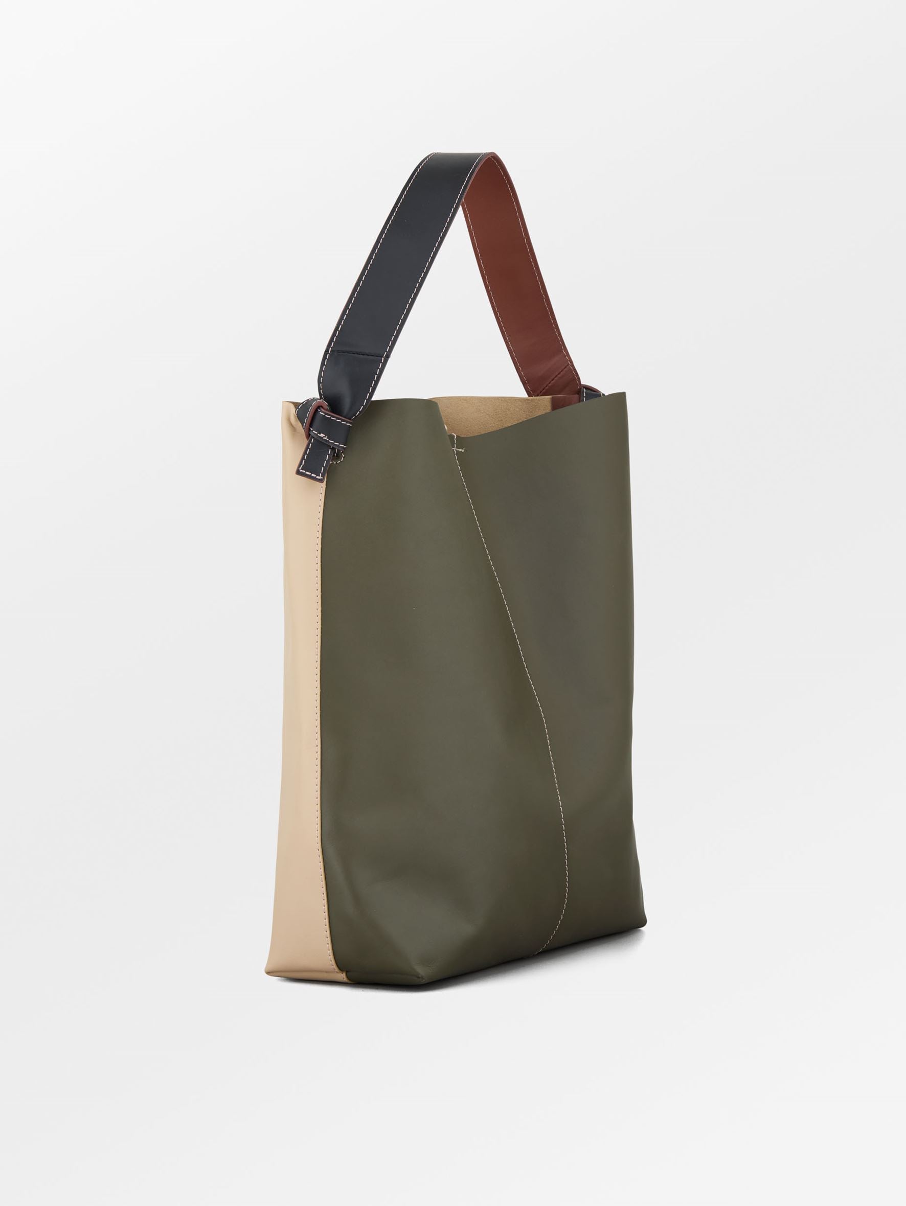 Glossy Mae Leather Shopper Bag - Multi color  OneSize Becksöndergaard.se