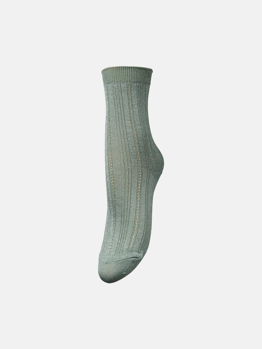 Glitter Drake Sock - Green  Socks Becksöndergaard.se