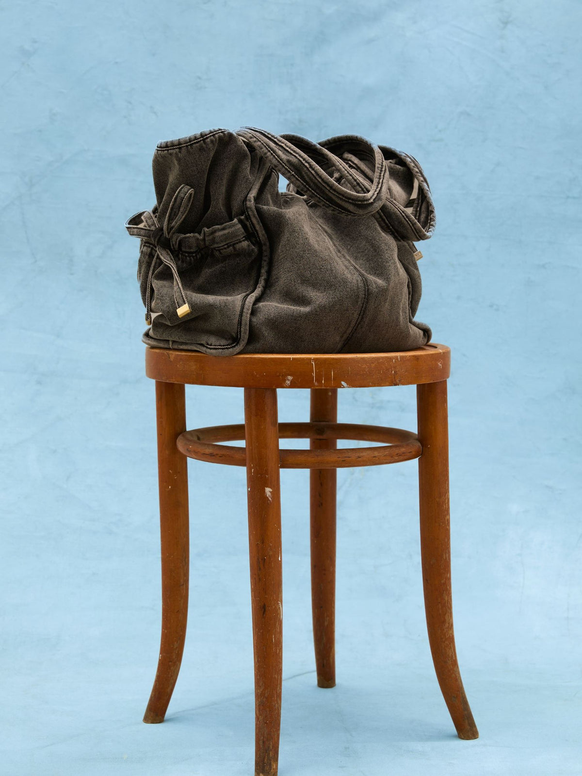 Washed Denima Laurel Bag OneSize Becksöndergaard.se