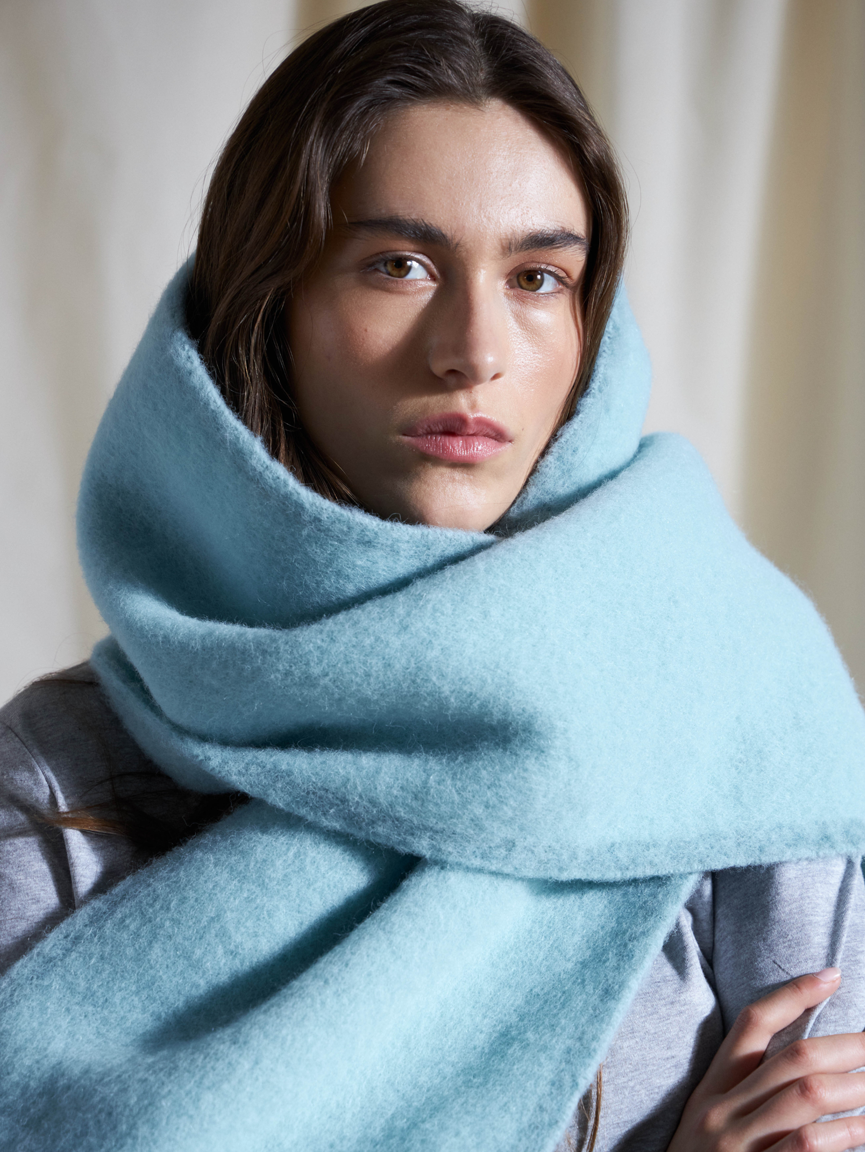 Becksöndergaard, Solid Yuta Scarf - Tanager Turquoise, archive, archive, gifts, black week, black week