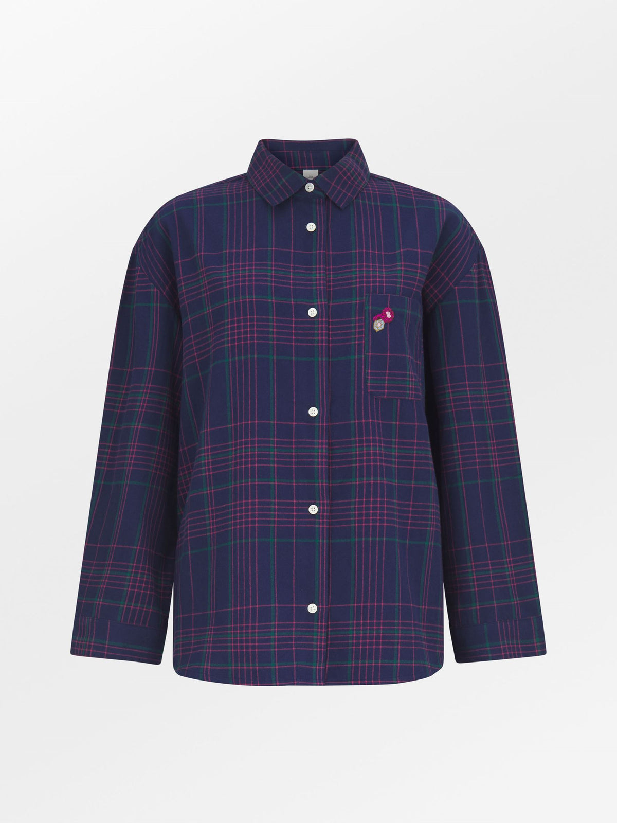 Flannel Gridy Pyjamas Shirt Clothing Becksöndergaard.se