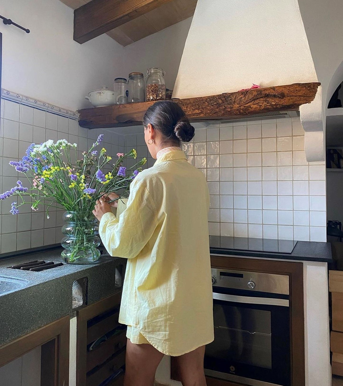 Solid Set Shirt+Shorts Clothing Becksöndergaard.se