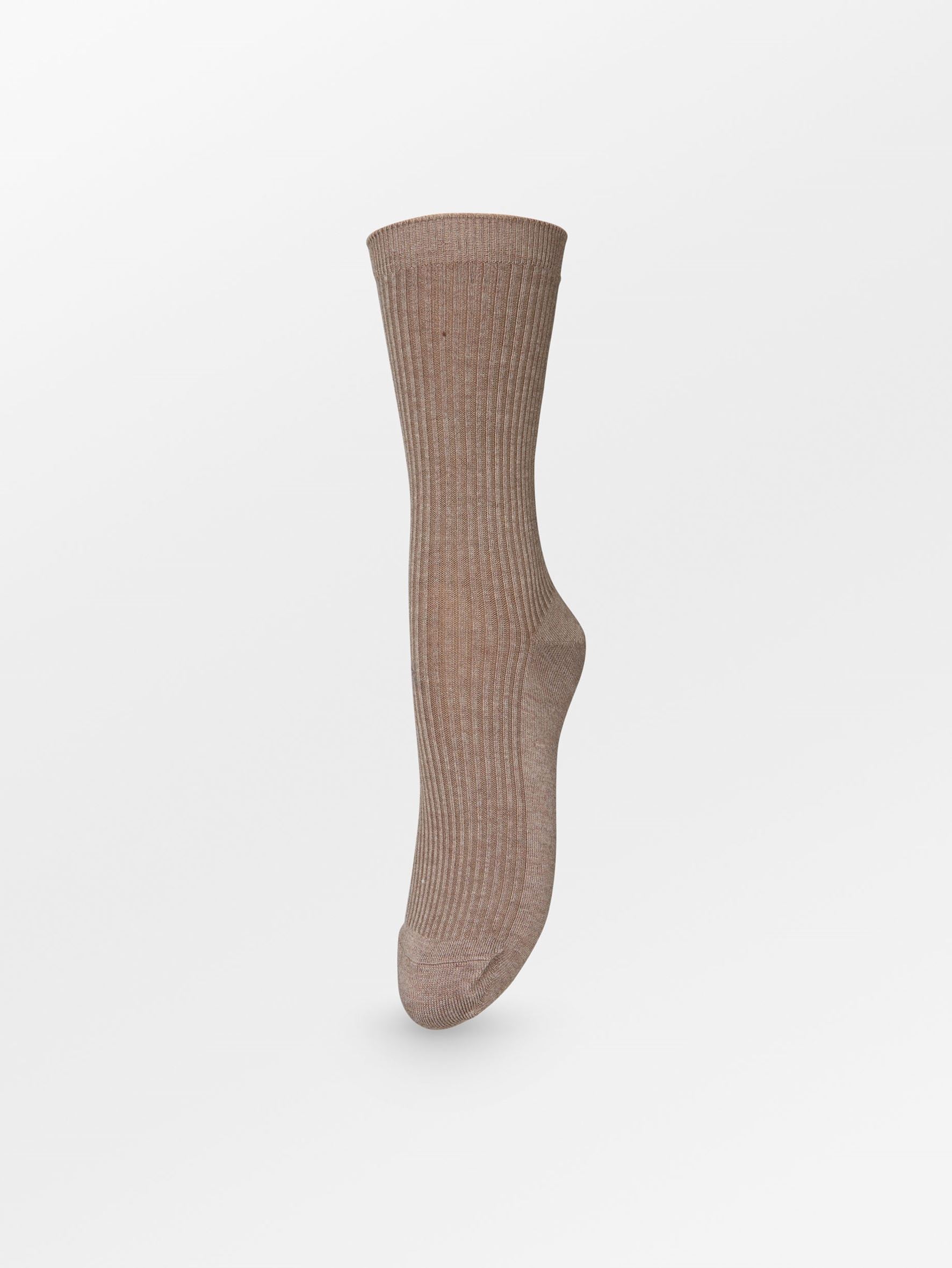 Telma Solid Sock - Beige Socks Becksöndergaard.se