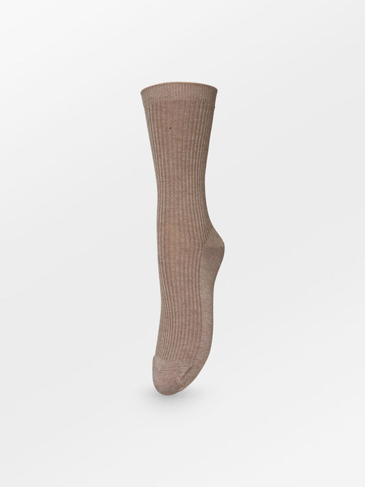 Telma Solid Sock - Beige Socks Becksöndergaard.se
