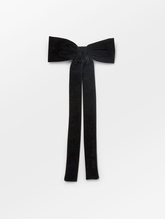 Velvet Bow Hair Clip OneSize Becksöndergaard.se