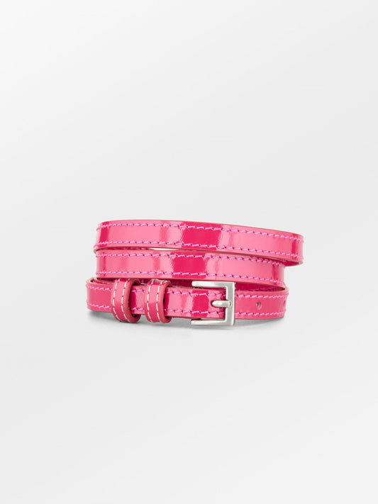 Becksöndergaard, Sheeny Aria Belt - Sangria Pink, accessories, accessories, archive, archive, sale, sale, party, black week, black week, party