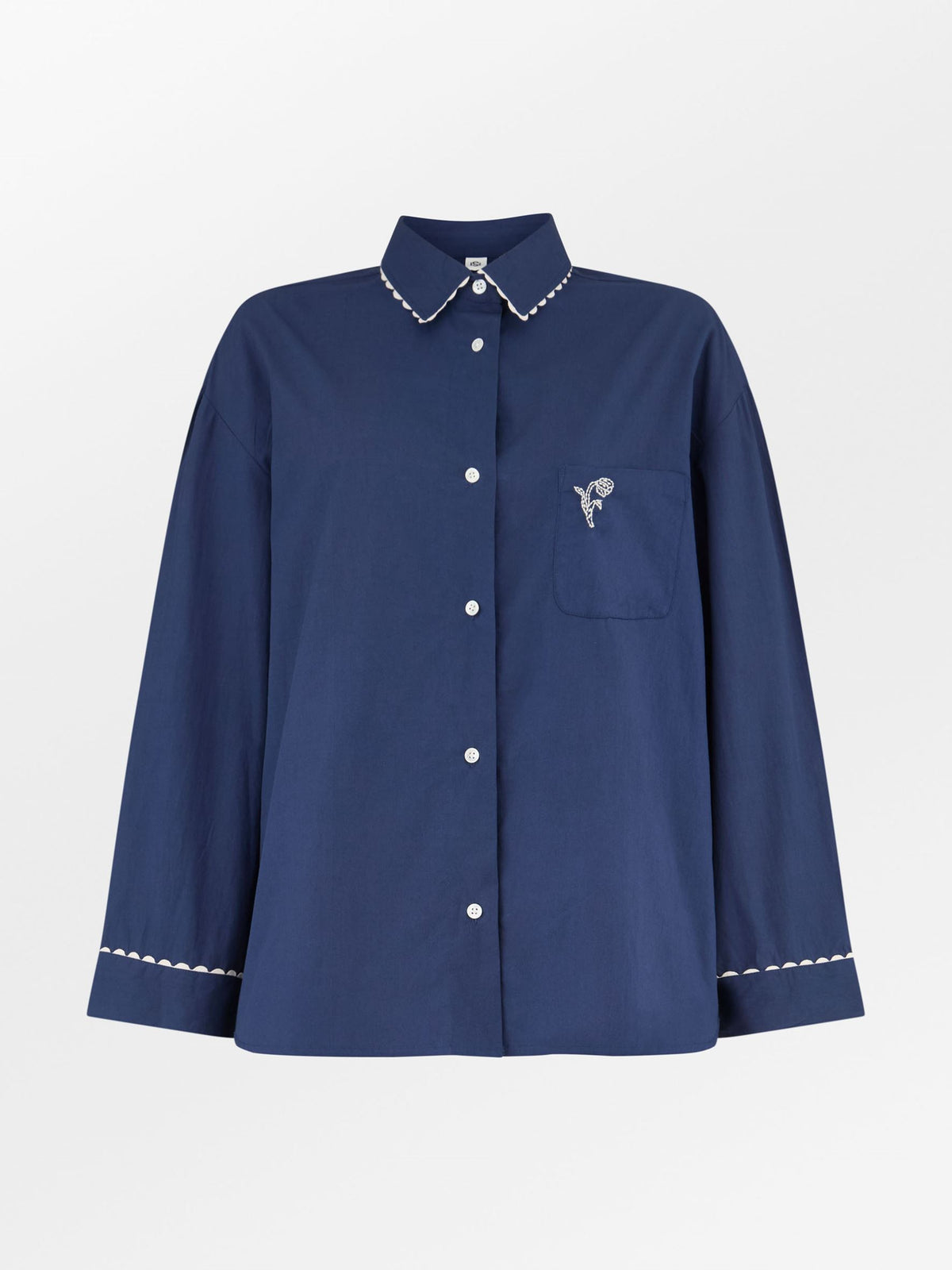 Scallop Pyjamas Shirt Clothing Becksöndergaard.se