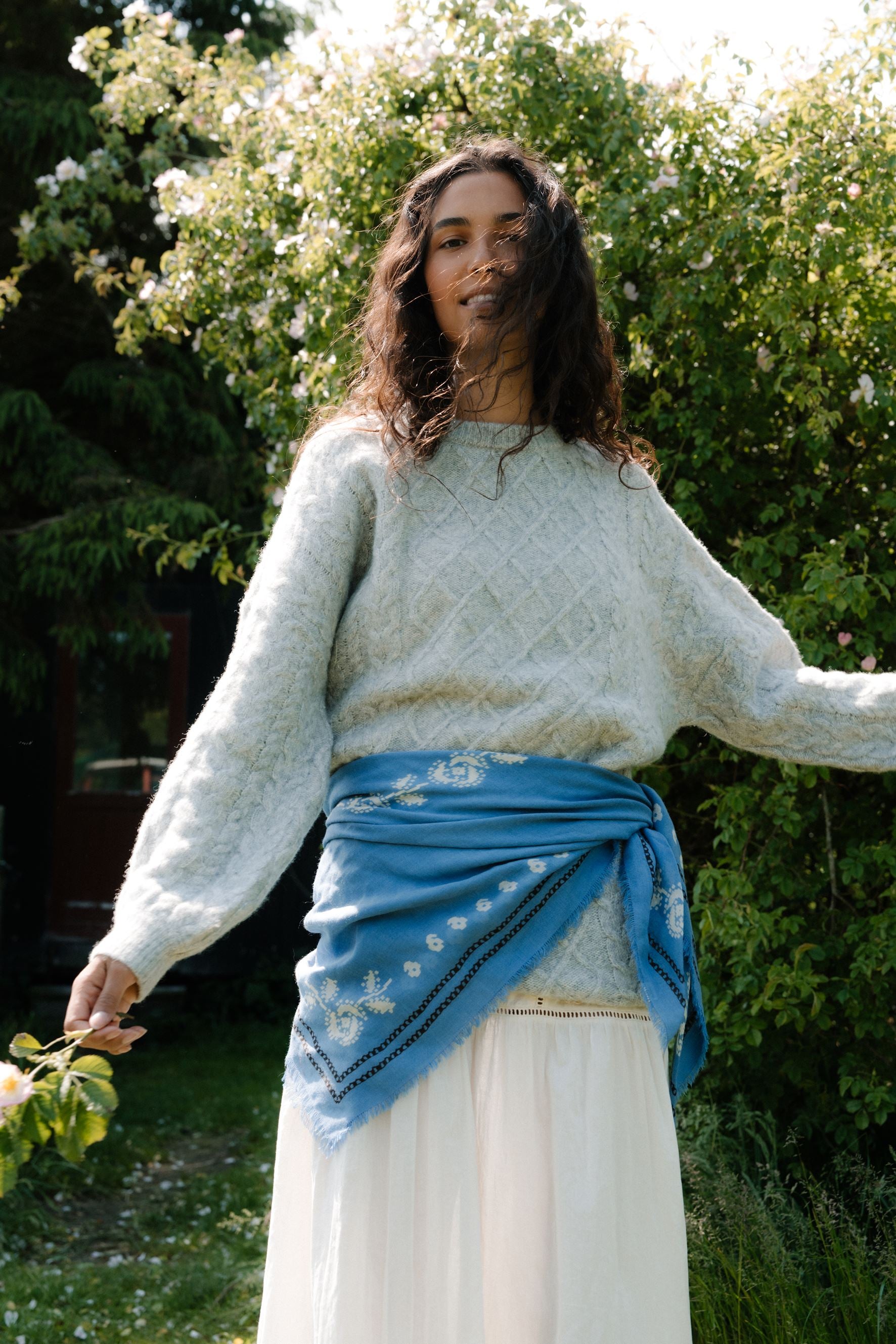 Bloom Siw Scarf OneSize Becksöndergaard.se