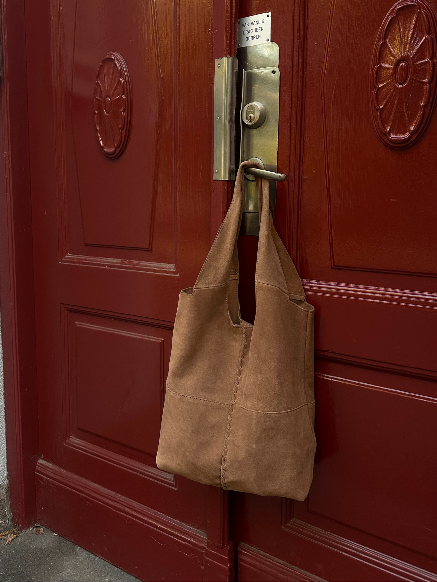 Becksöndergaard, Suede Demi Bag - Brown, bags, bags, bags, bags
