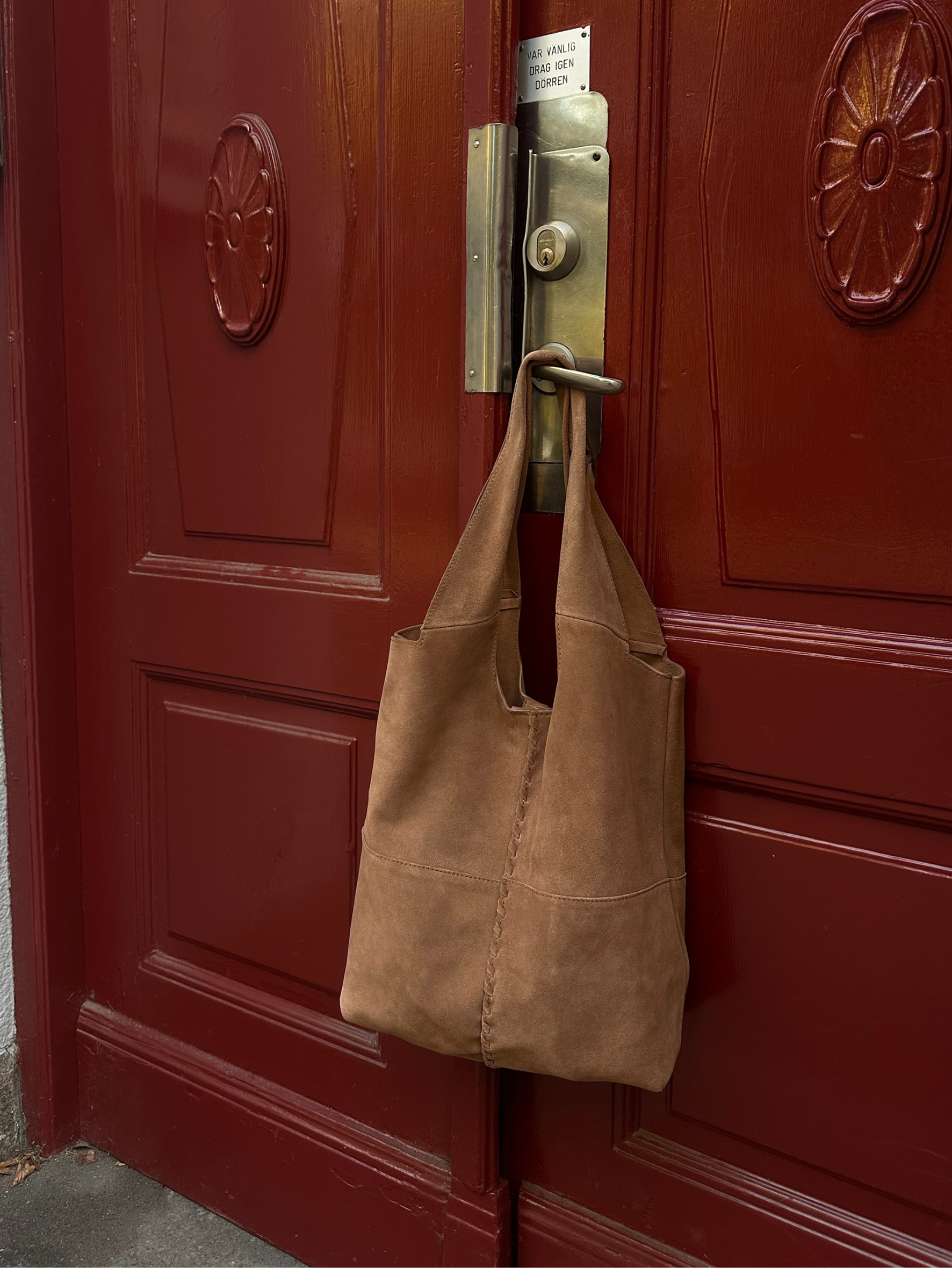 Becksöndergaard, Suede Demi Bag - Brown, bags, bags, bags, bags