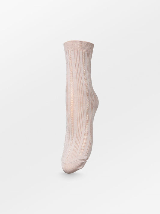 Glitter Drake Sock - Rosa Socks Becksöndergaard.se