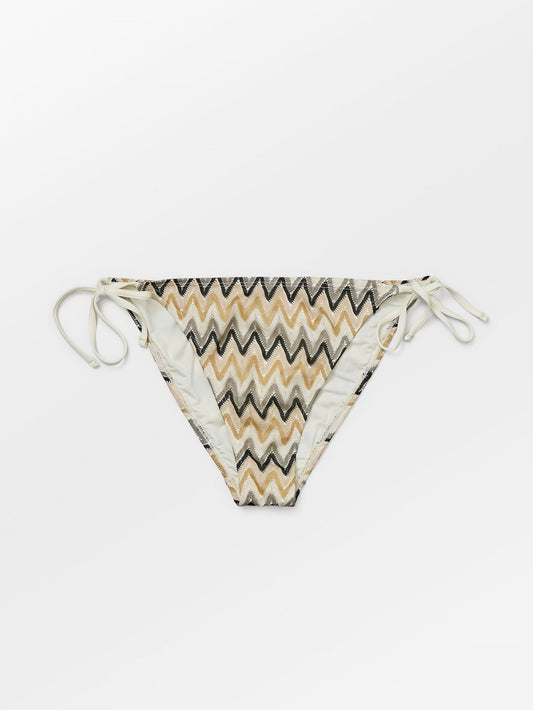 Amber Bikini Bottom - Beige/Sort Clothing Becksöndergaard.se
