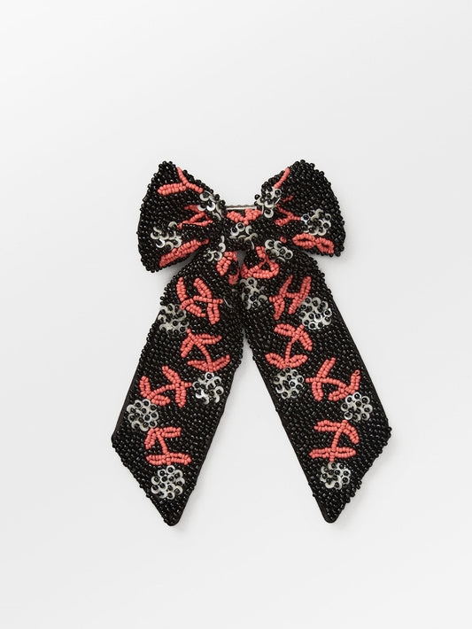 Brombeere Beaded Bow Clip OneSize Becksöndergaard.se