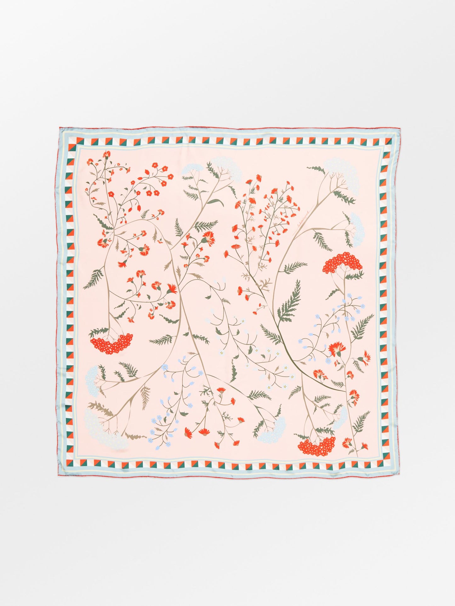 Becksöndergaard, Floretza Sia Scarf - Dusty Pink, struct - slet produkter